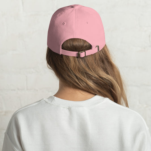 Heart 1 - Tattoo Inspired Art - Cap - Baseball Cap - Pink - Back