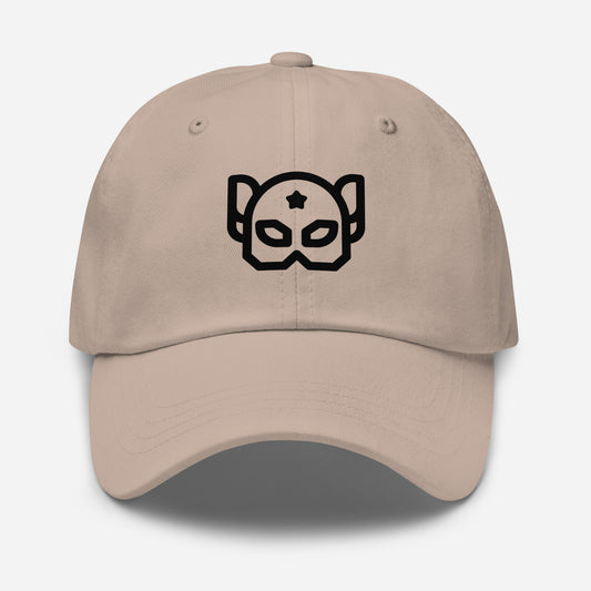 Hero Mask - “Galactic Guardian” - Cap - Baseball Cap - Stone - Front