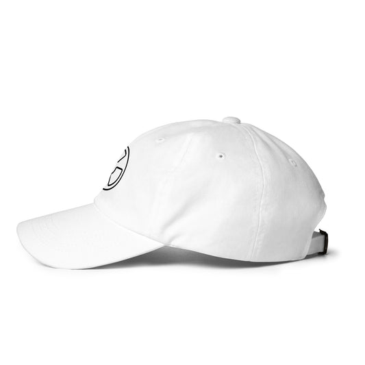 Radioactive - Line-Art Symbol - Cap - Baseball Cap - White - Left side