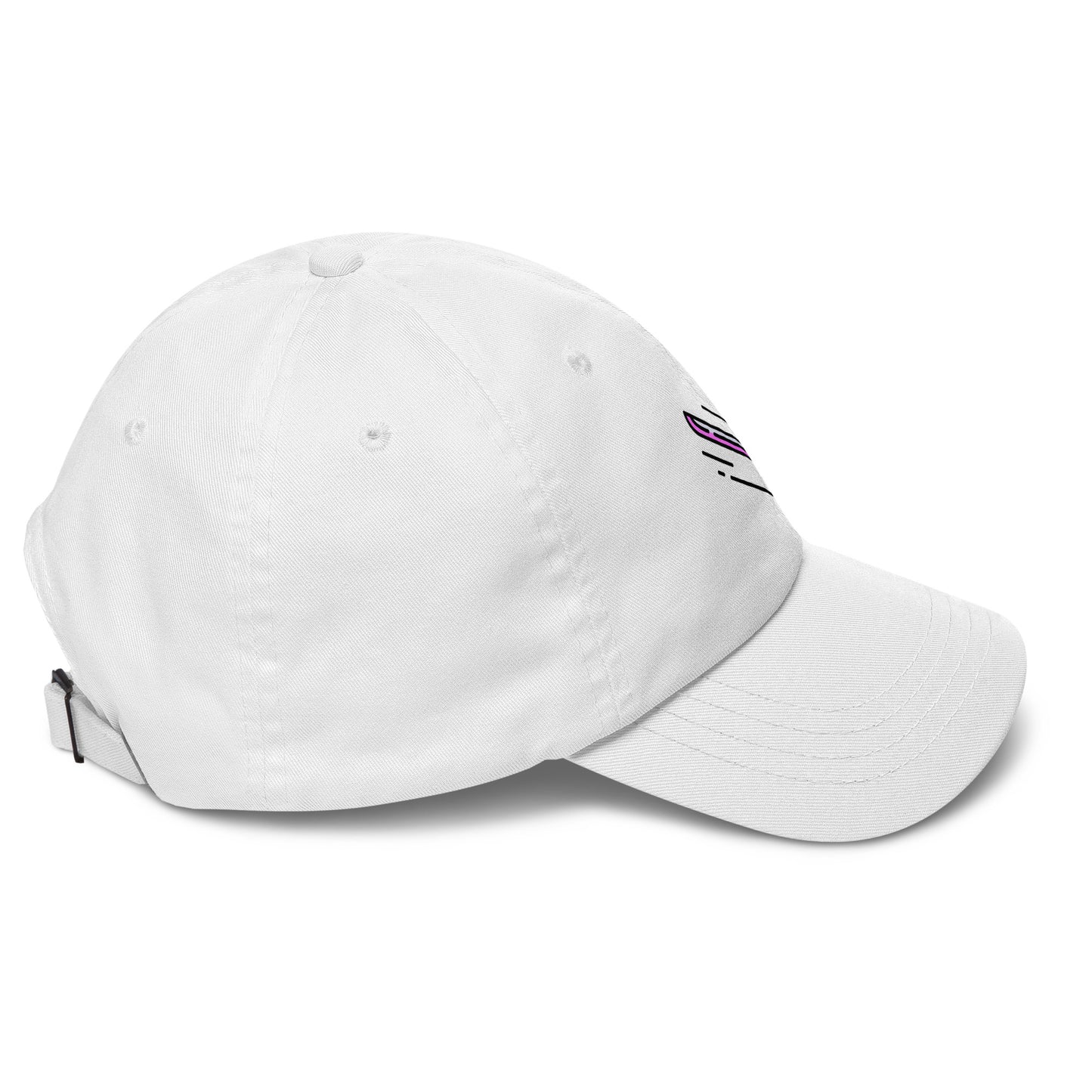 Cyber Sword - Futuristic Tech - Cap - Baseball Cap - White - Right side