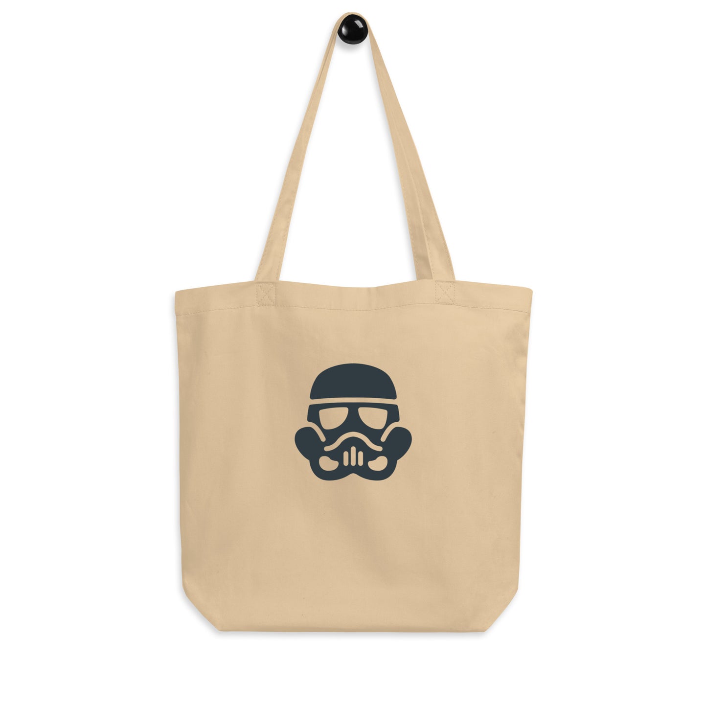 Trooper - Minimalist Galactic Grunt - Eco Tote Bag - Everyday Bag/Shopping Bag - Oyster - Front