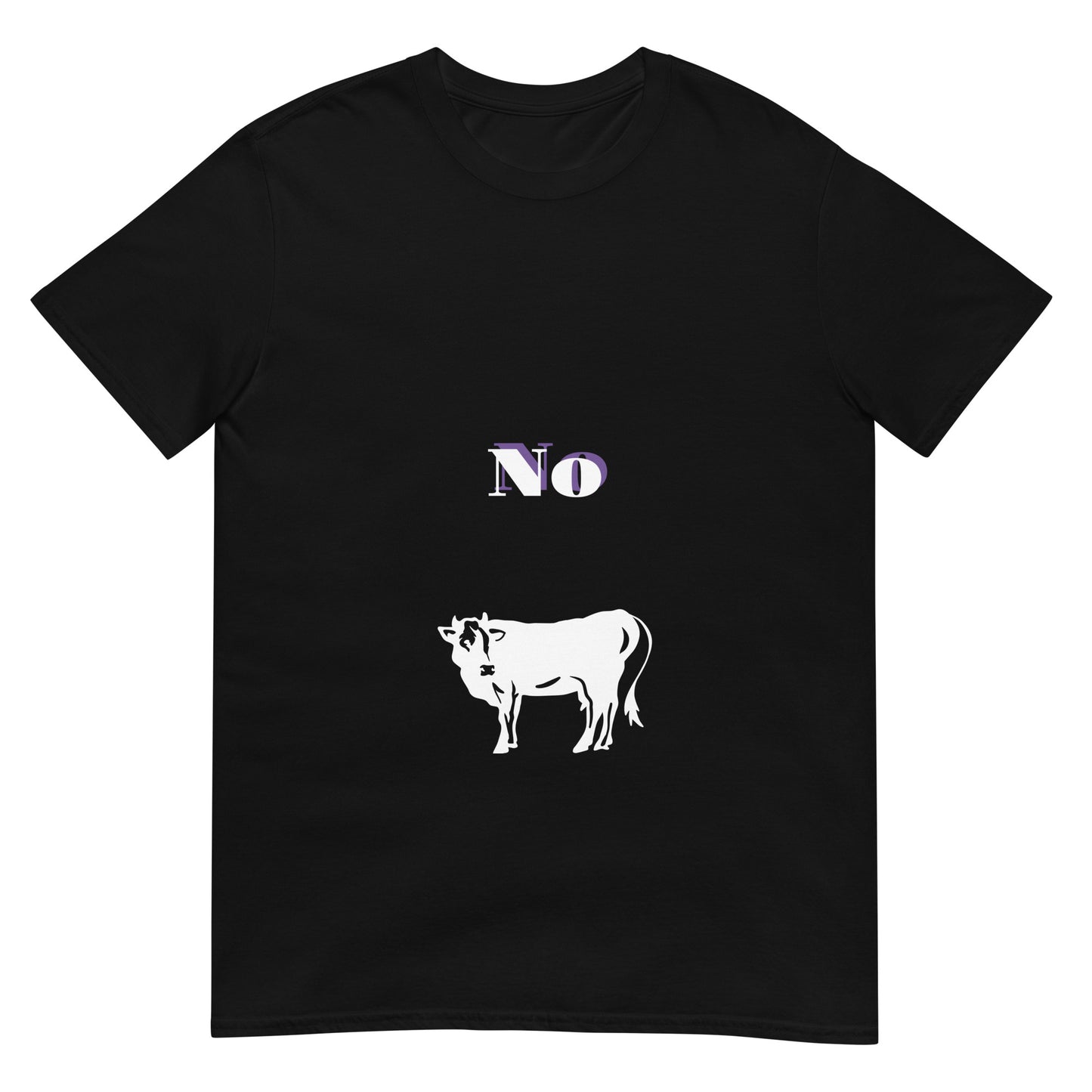 No Bull - Bold (and cheeky) Statement - Short-Sleeve Unisex T-Shirt - Graphic Tee - Black - Front
