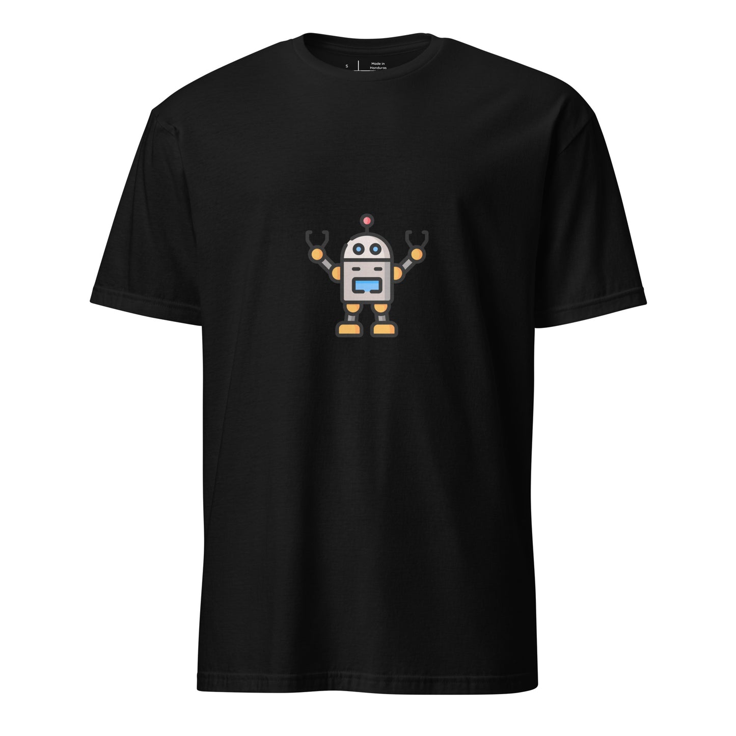 Robbie - Classic Space Guardian - Short-Sleeve Unisex T-Shirt - Graphic Tee - Black - Front