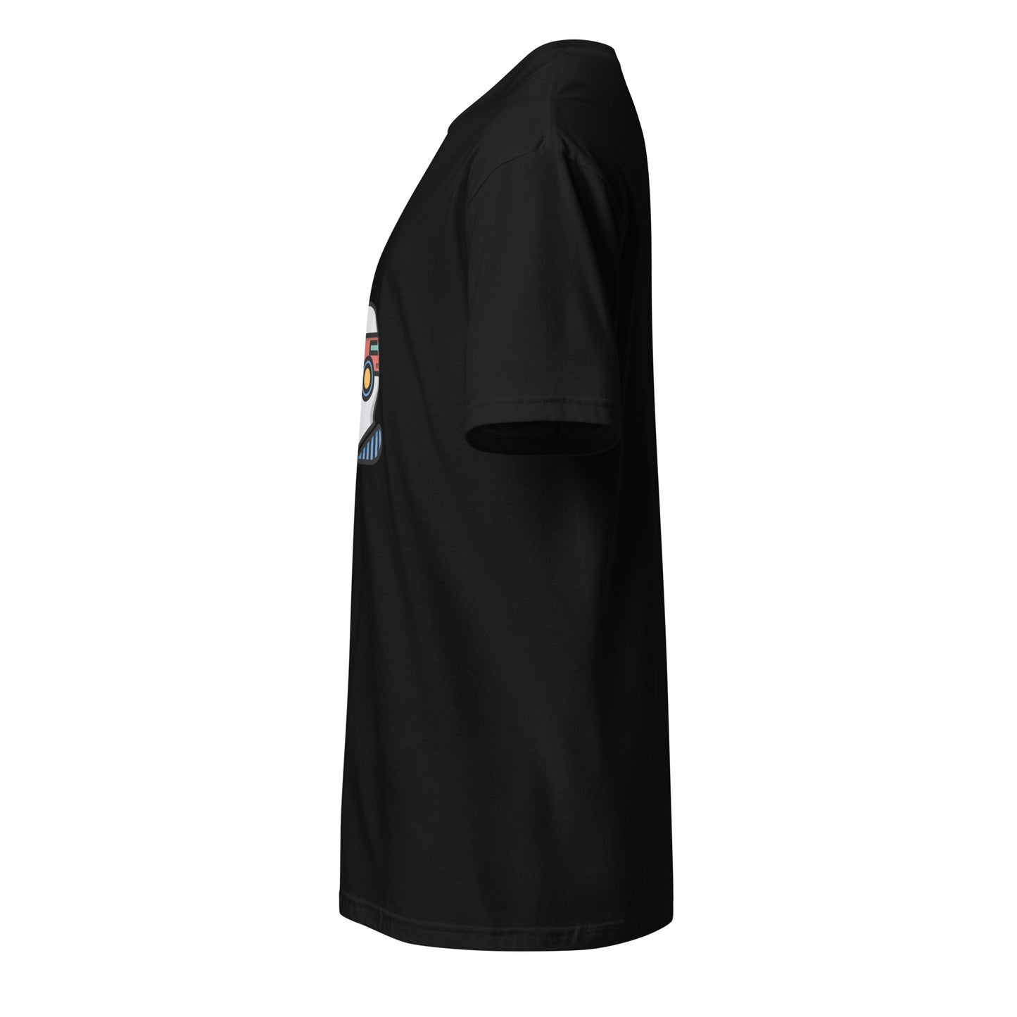 Virtual - Plug Into Another World - Short-Sleeve Unisex T-Shirt - Graphic Tee - Black - Left side