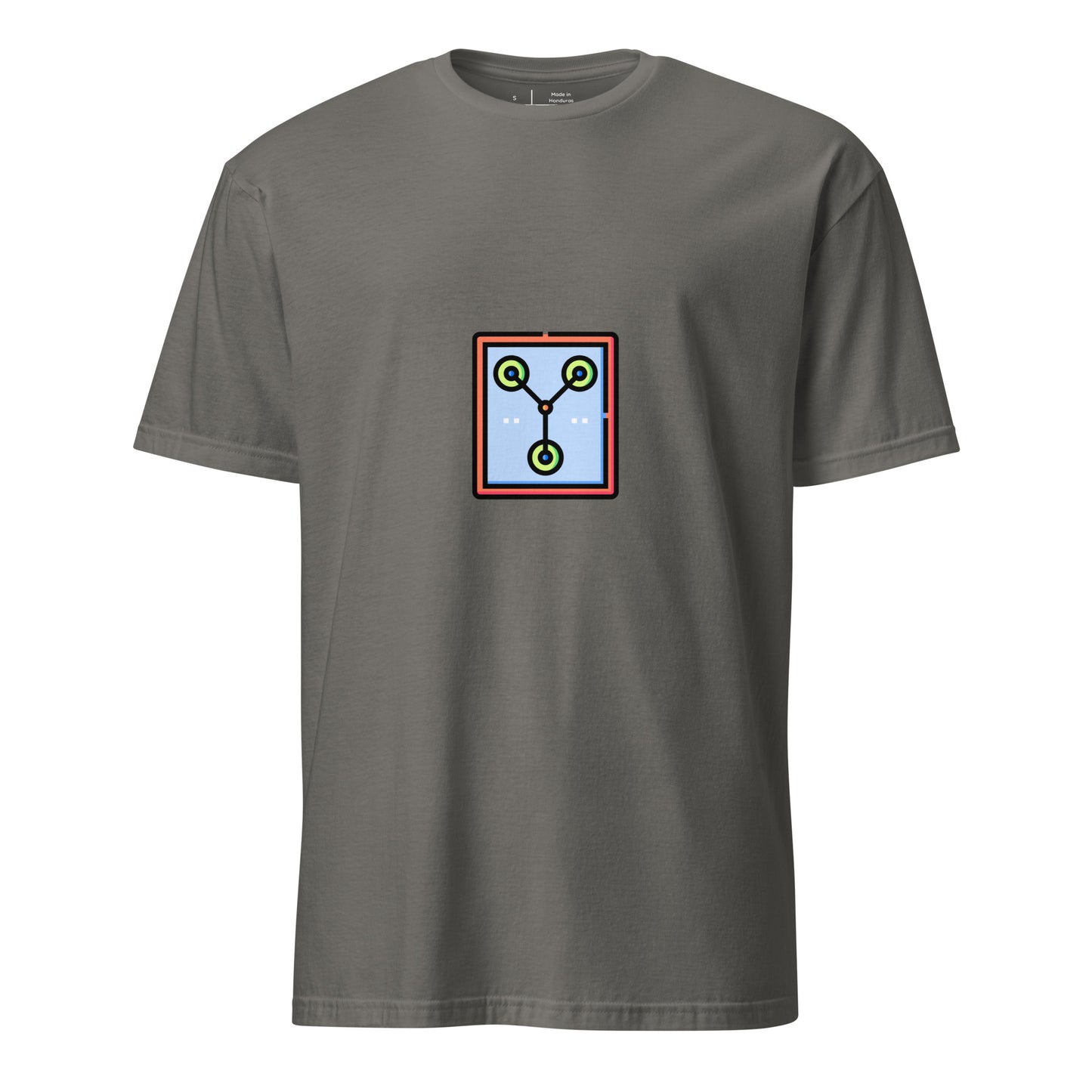 Flux - Great Scott! - Short-Sleeve Unisex T-Shirt - Graphic Tee - Charcoal - Front
