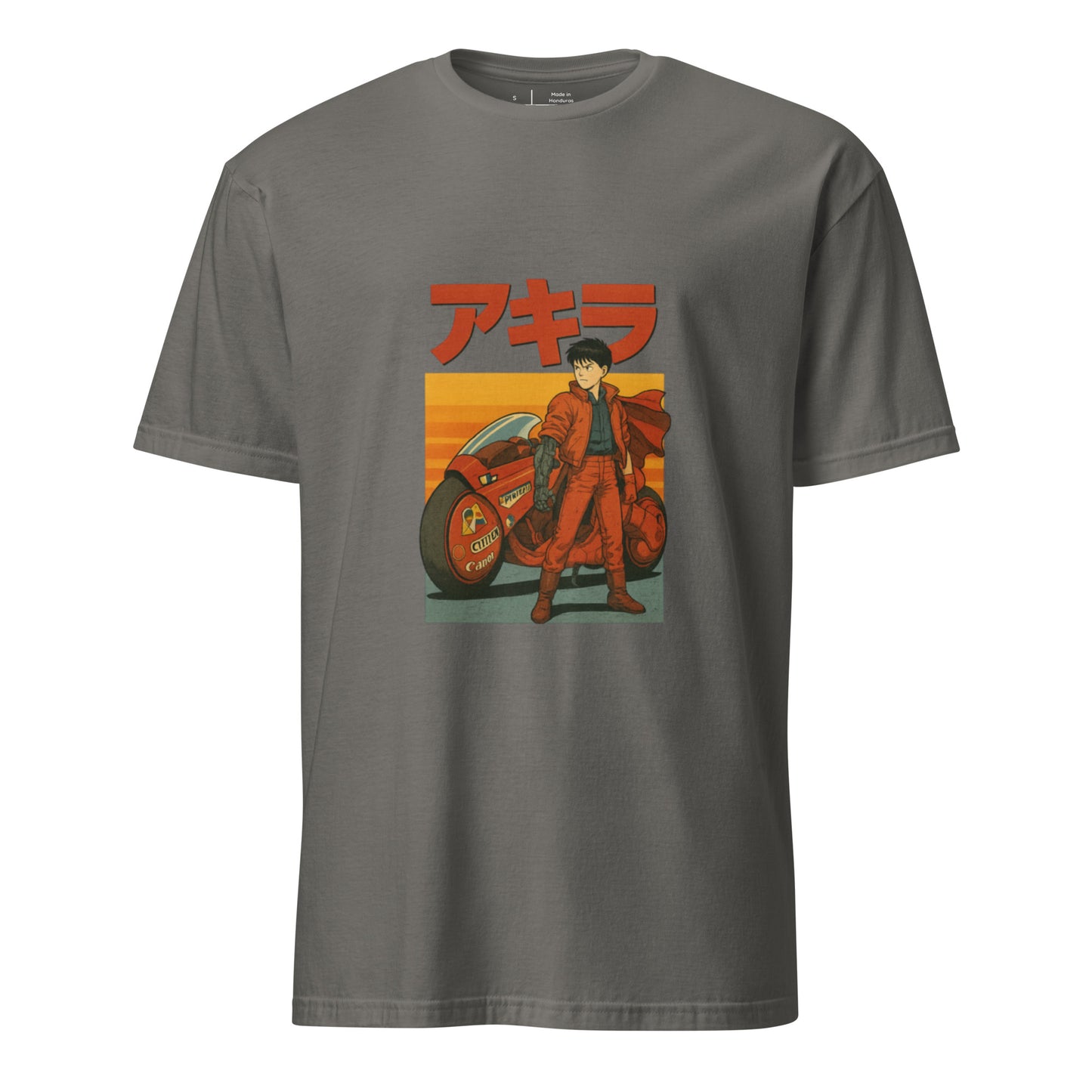 Neo-Tokyo Awaits – Retro Manga - Short-Sleeve Unisex T-Shirt - Graphic Tee - Charcoal - Front