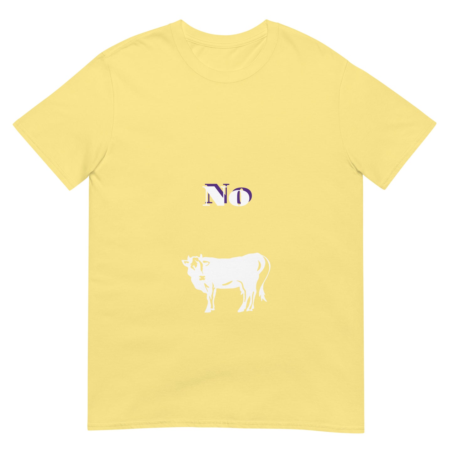 No Bull - Bold (and cheeky) Statement - Short-Sleeve Unisex T-Shirt - Graphic Tee - Cornsilk - Front
