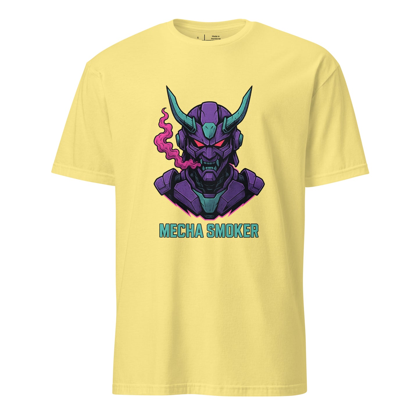 Mecha - Humanoid Mech - Short-Sleeve Unisex T-Shirt - Graphic Tee - Cornsilk - Front