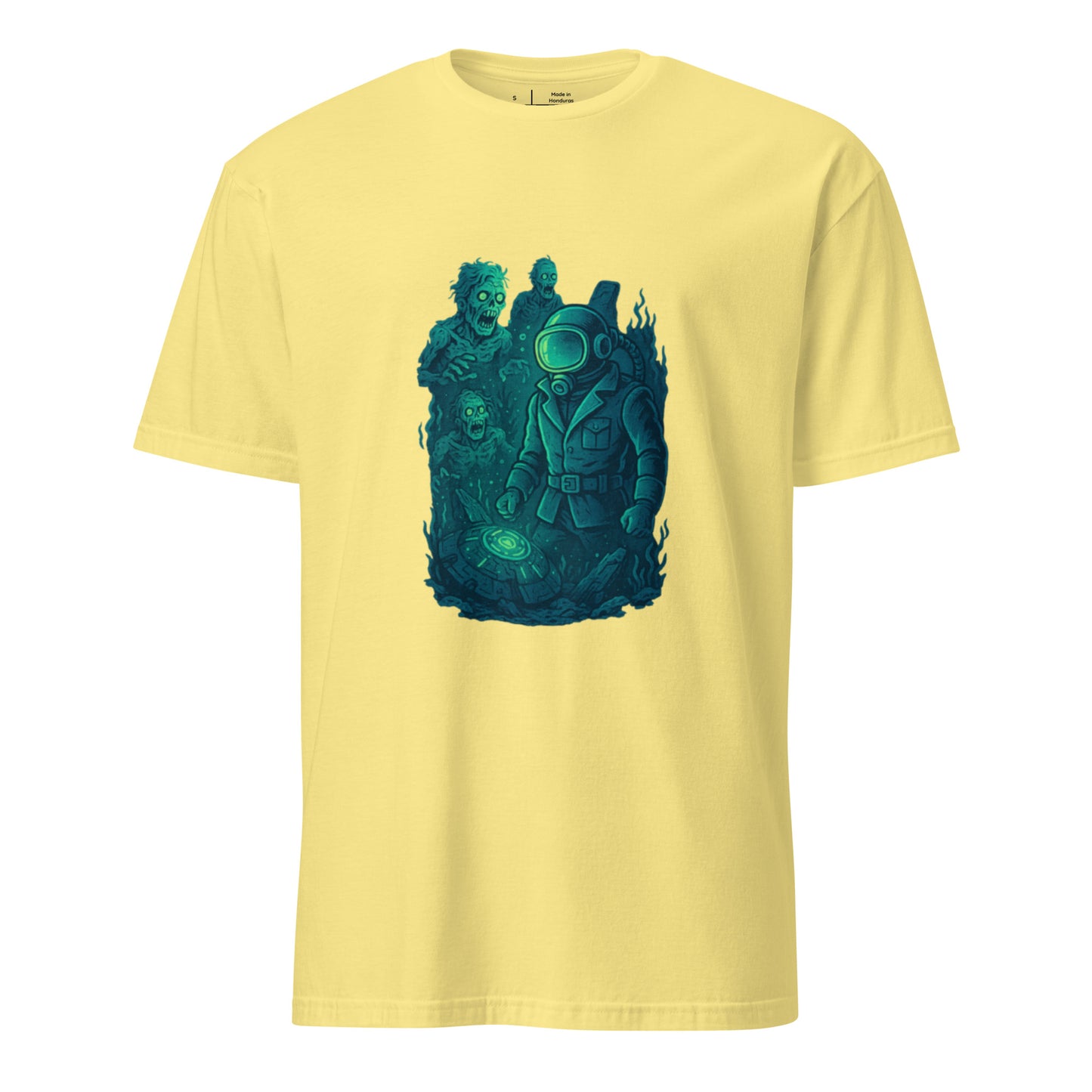 Paranormal Explorer - Supernatural Society Vibes - Short-Sleeve Unisex T-Shirt - Graphic Tee - Cornsilk - Front