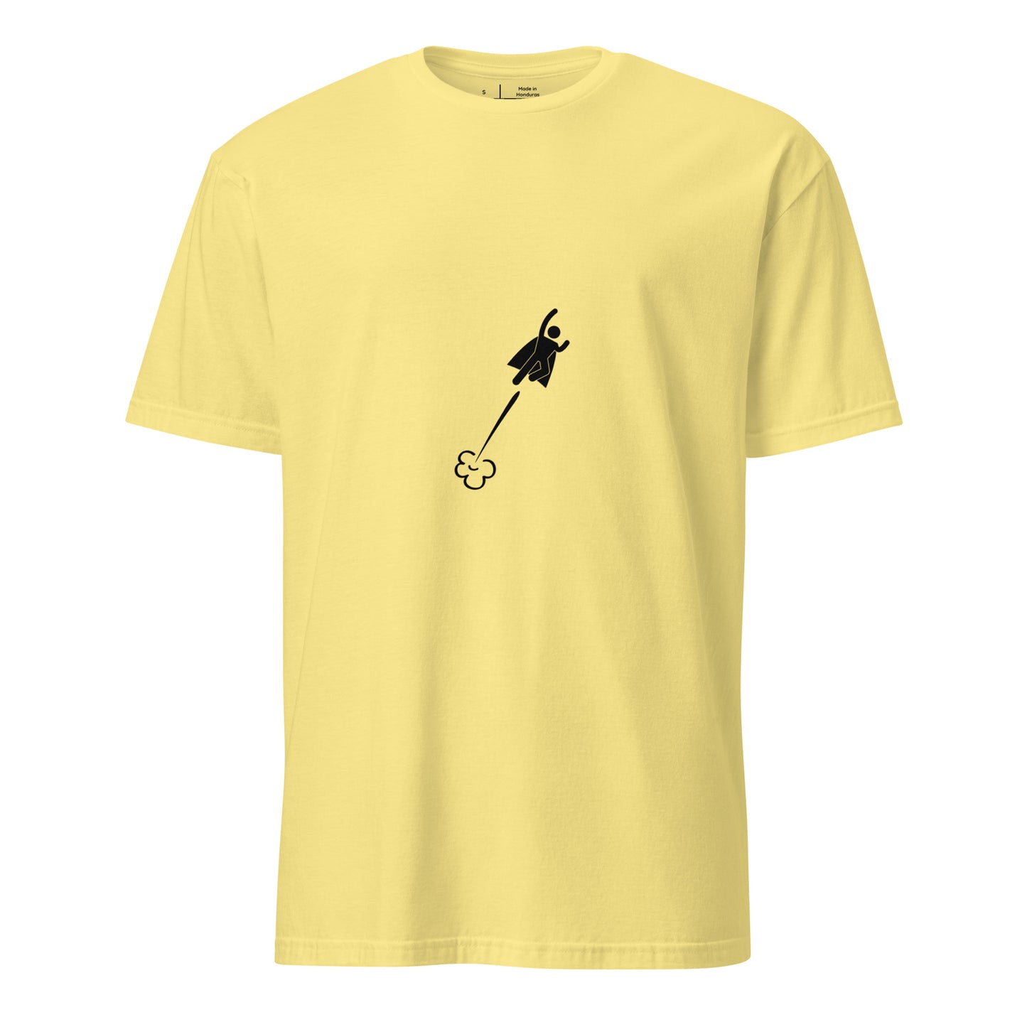 Duty Calls - Up, Up And Gone - Short-Sleeve Unisex T-Shirt - Graphic Tee - Cornsilk - Front