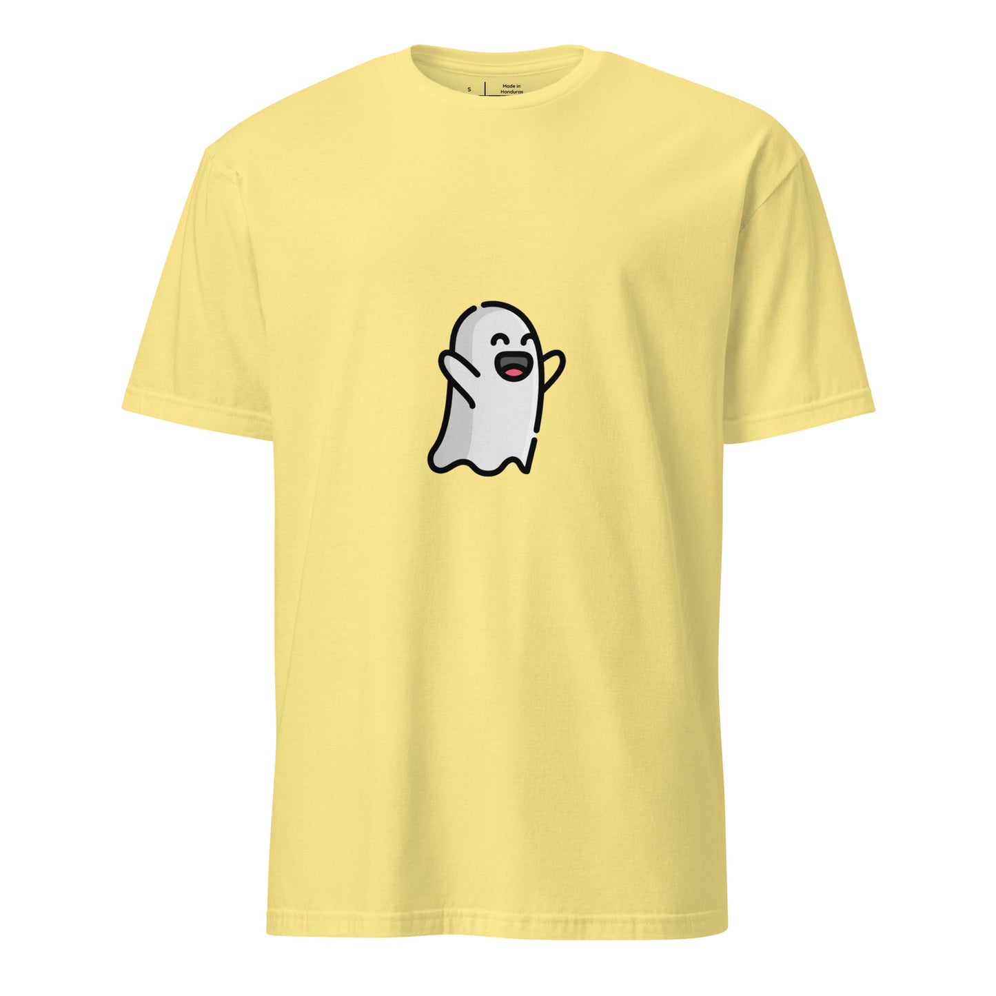 Spooky 2 - The Friendly Floater - Short-Sleeve Unisex T-Shirt - Graphic Tee - Cornsilk - Front