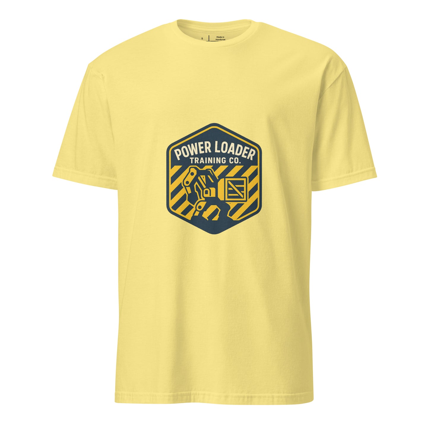 Power Loading.co - Sci-fi Nostalgia - Short-Sleeve Unisex T-Shirt - Graphic Tee - Cornsilk - Front
