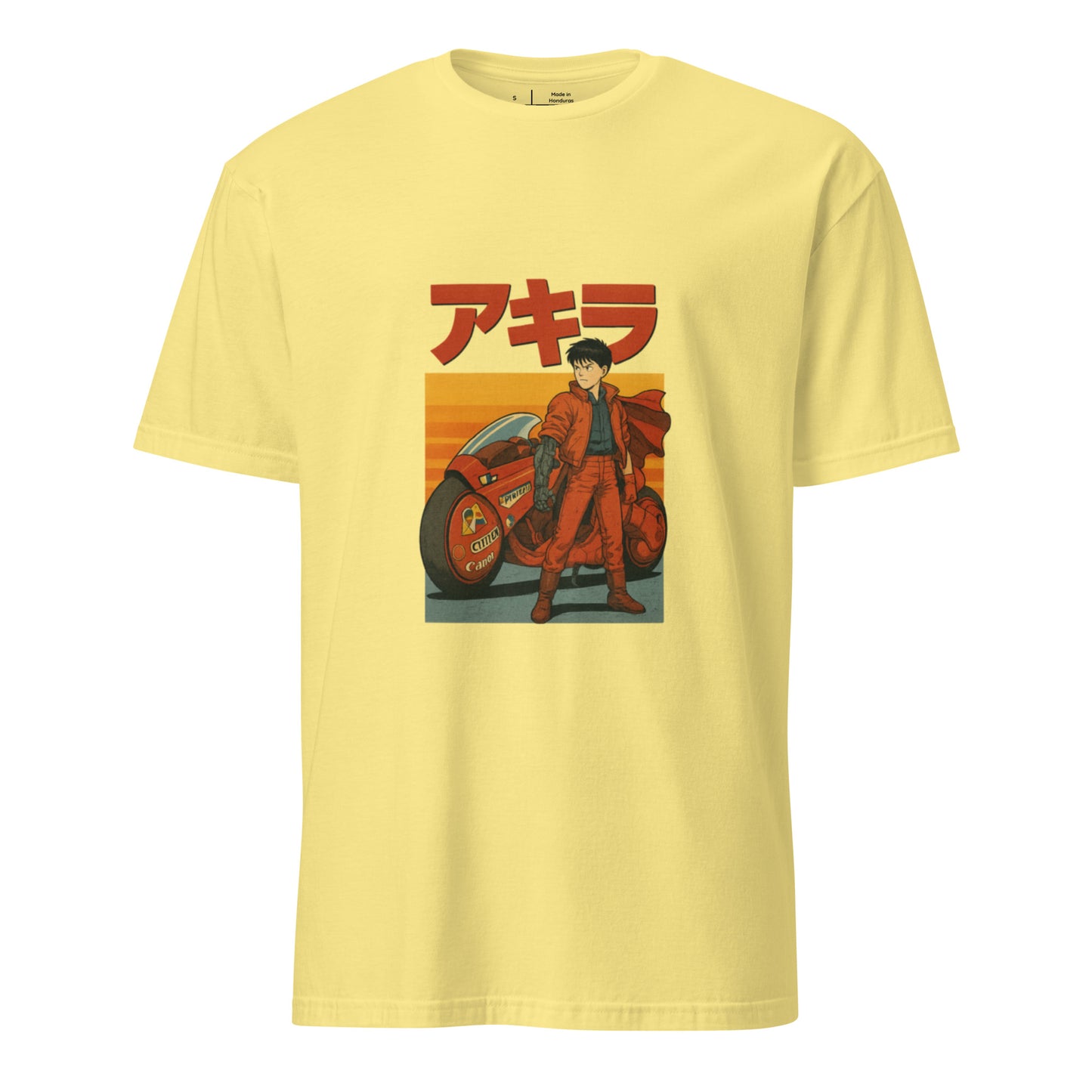Neo-Tokyo Awaits – Retro Manga - Short-Sleeve Unisex T-Shirt - Graphic Tee - Cornsilk - Front