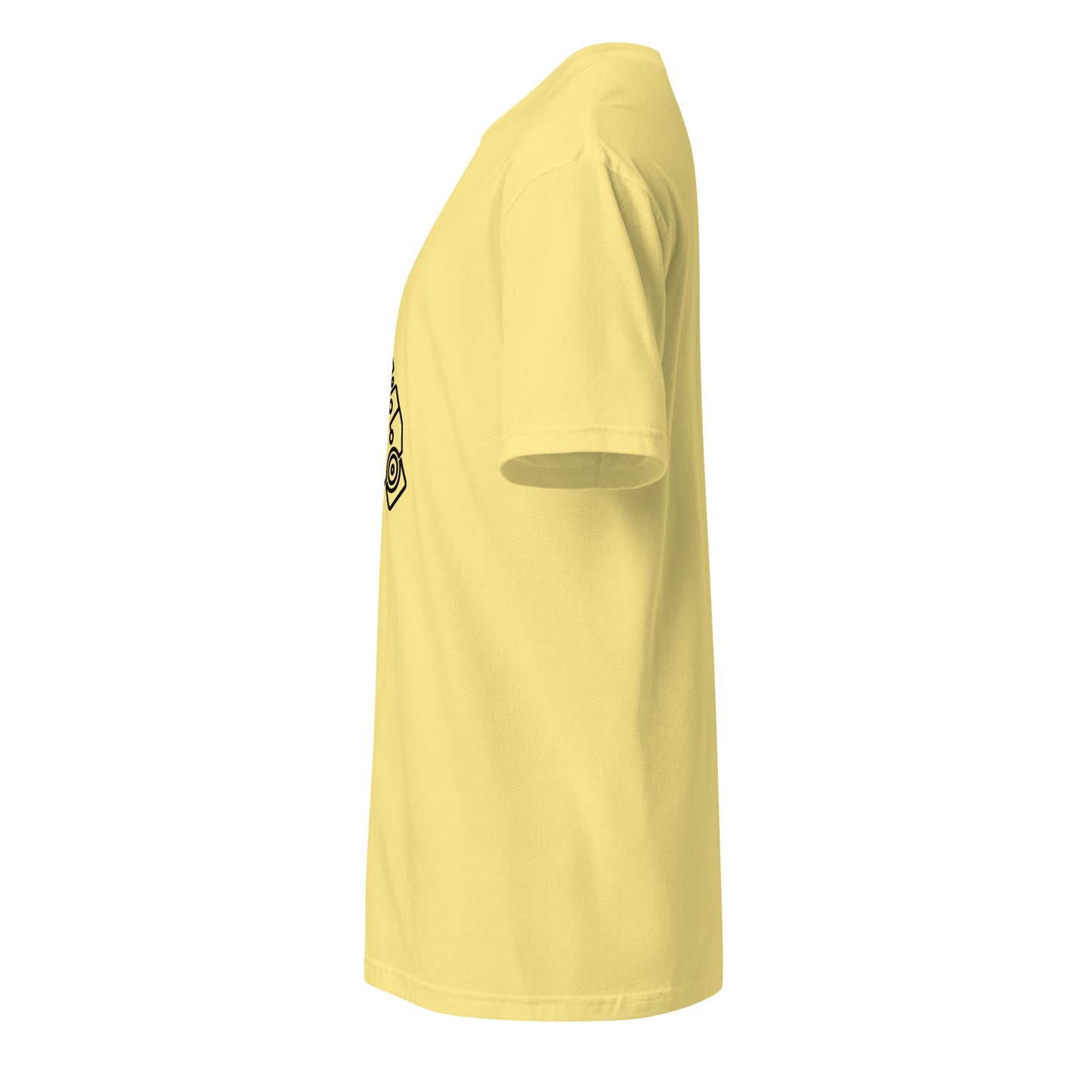 The Hand Of Bot - Digital Gesture - Short-Sleeve Unisex T-Shirt - Graphic Tee - Cornsilk - Left side