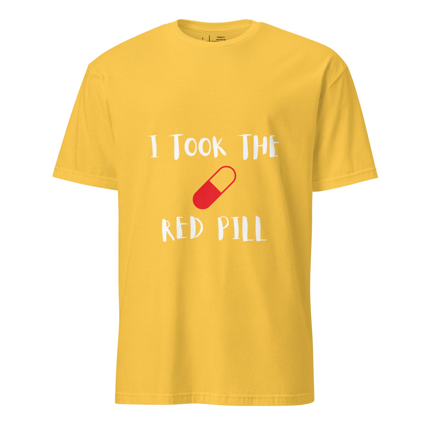 The Red Pill - Sci-Fi Tribute - Short-Sleeve Unisex T-Shirt - Graphic Tee - Daisy - Front