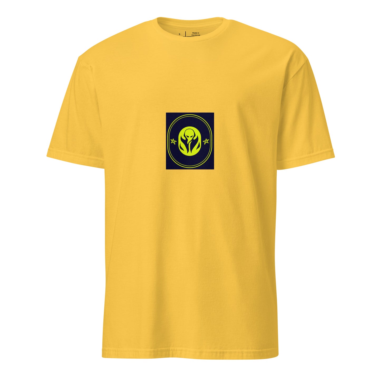 Cosmic logo - Mystical Alien Emblem - Short-Sleeve Unisex T-Shirt - Graphic Tee - Daisy - Front