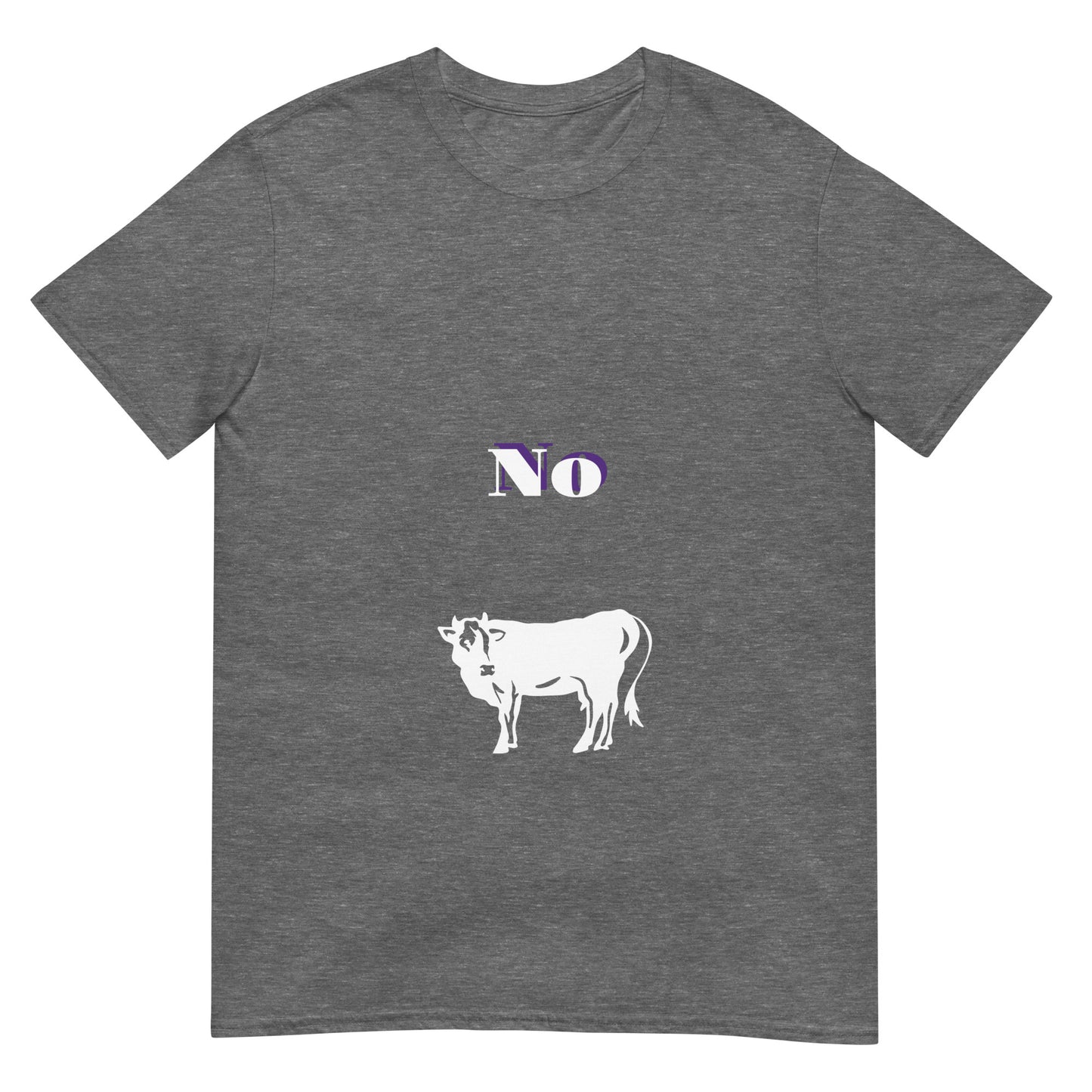 No Bull - Bold (and cheeky) Statement - Short-Sleeve Unisex T-Shirt - Graphic Tee - Graphite Heather - Front