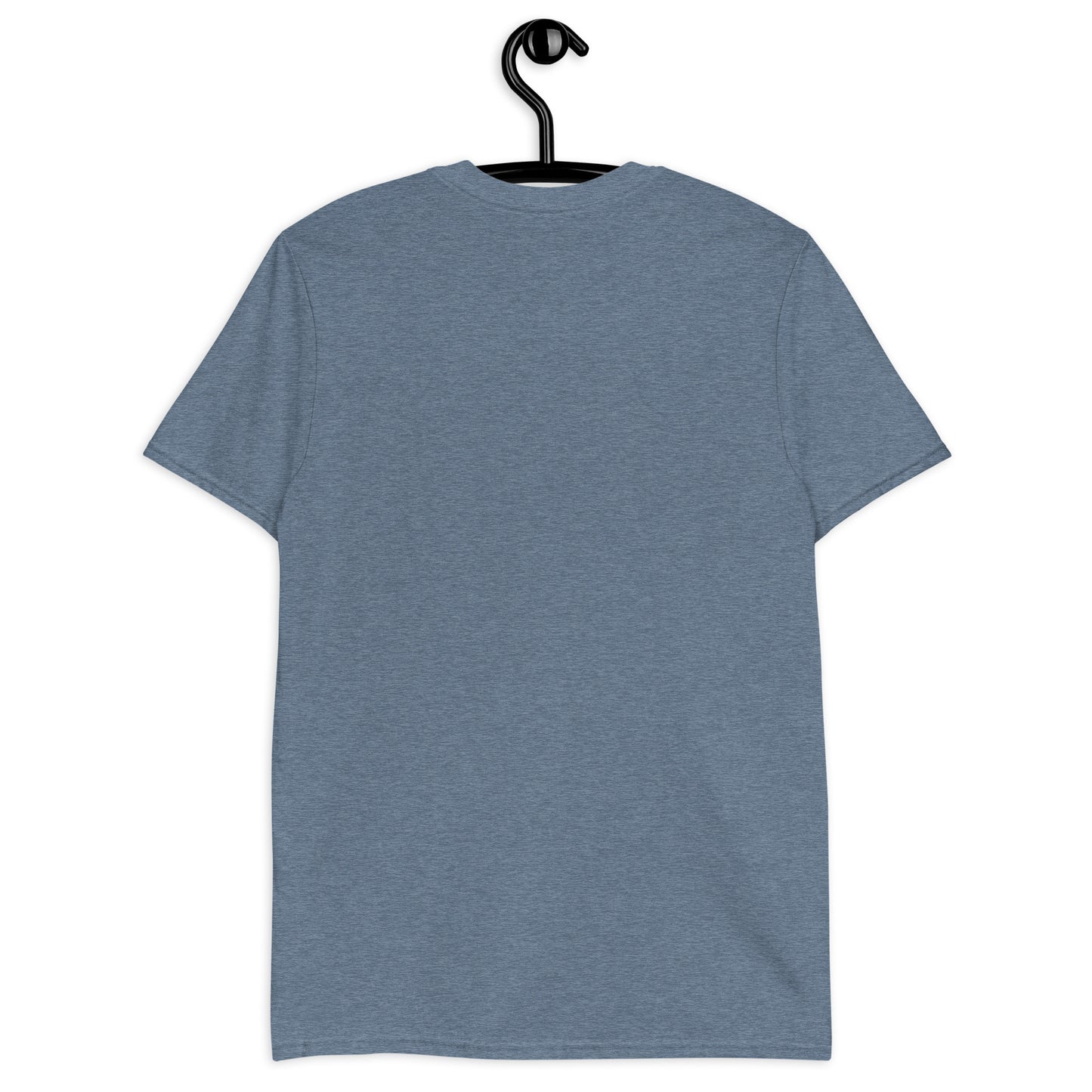 Digital Destroyer - Skeleton Bandwidth Battle - Short-Sleeve Unisex T-Shirt - Graphic Tee - Heather Indigo - Back