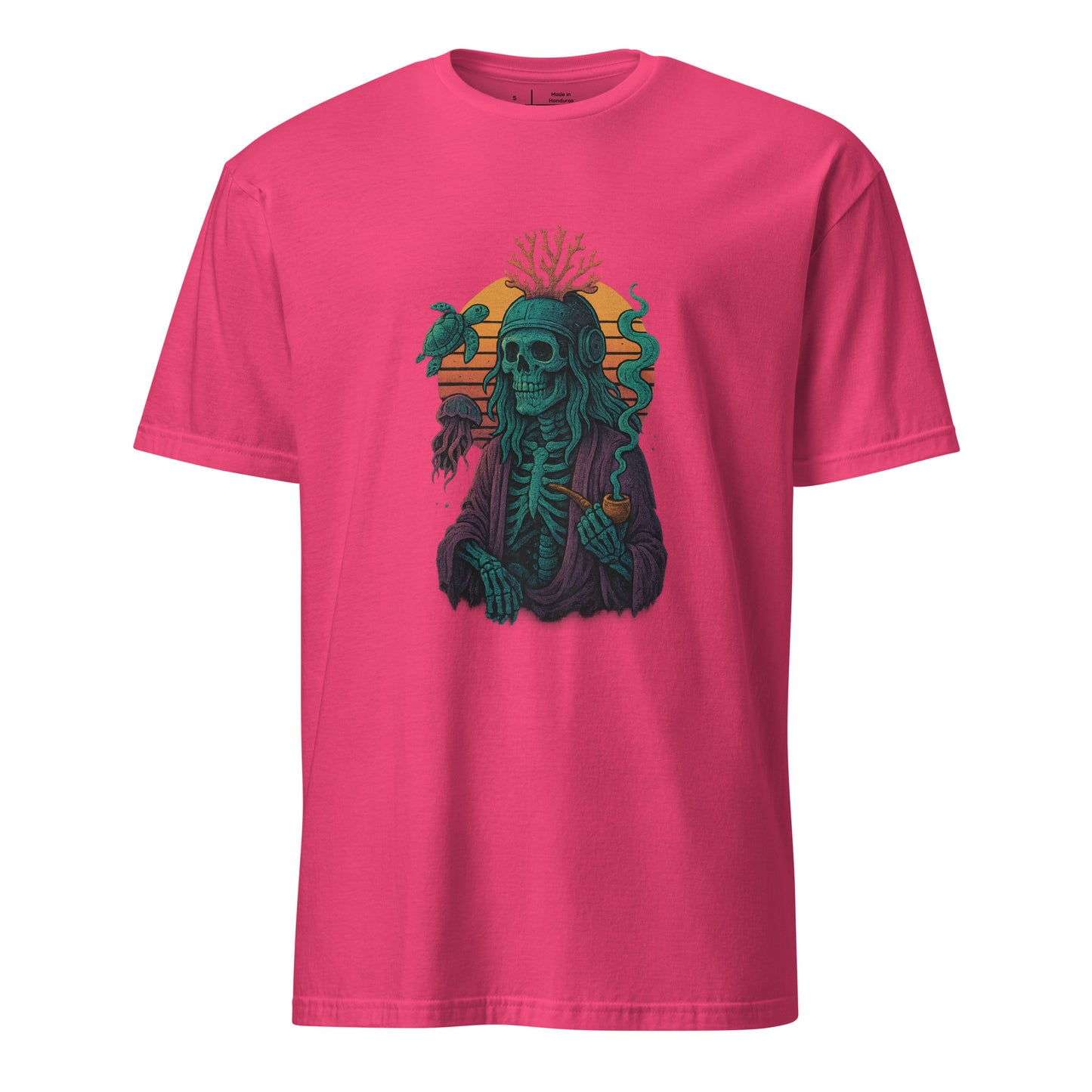 Peaceful Ancient - Timeless Calm - Short-Sleeve Unisex T-Shirt - Graphic Tee - Heliconia - Front
