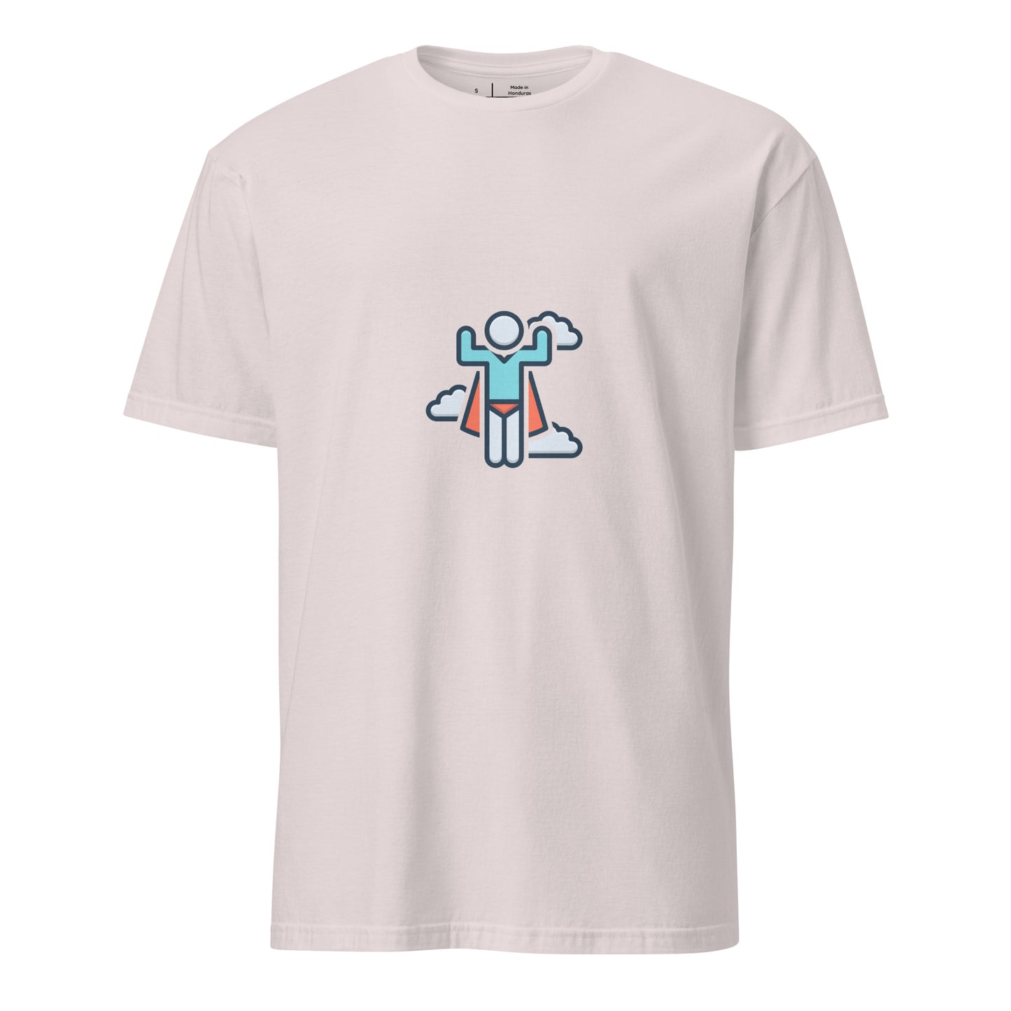 Hero - Up, Up And Away! - Short-Sleeve Unisex T-Shirt - Graphic Tee - Ice Grey - Front