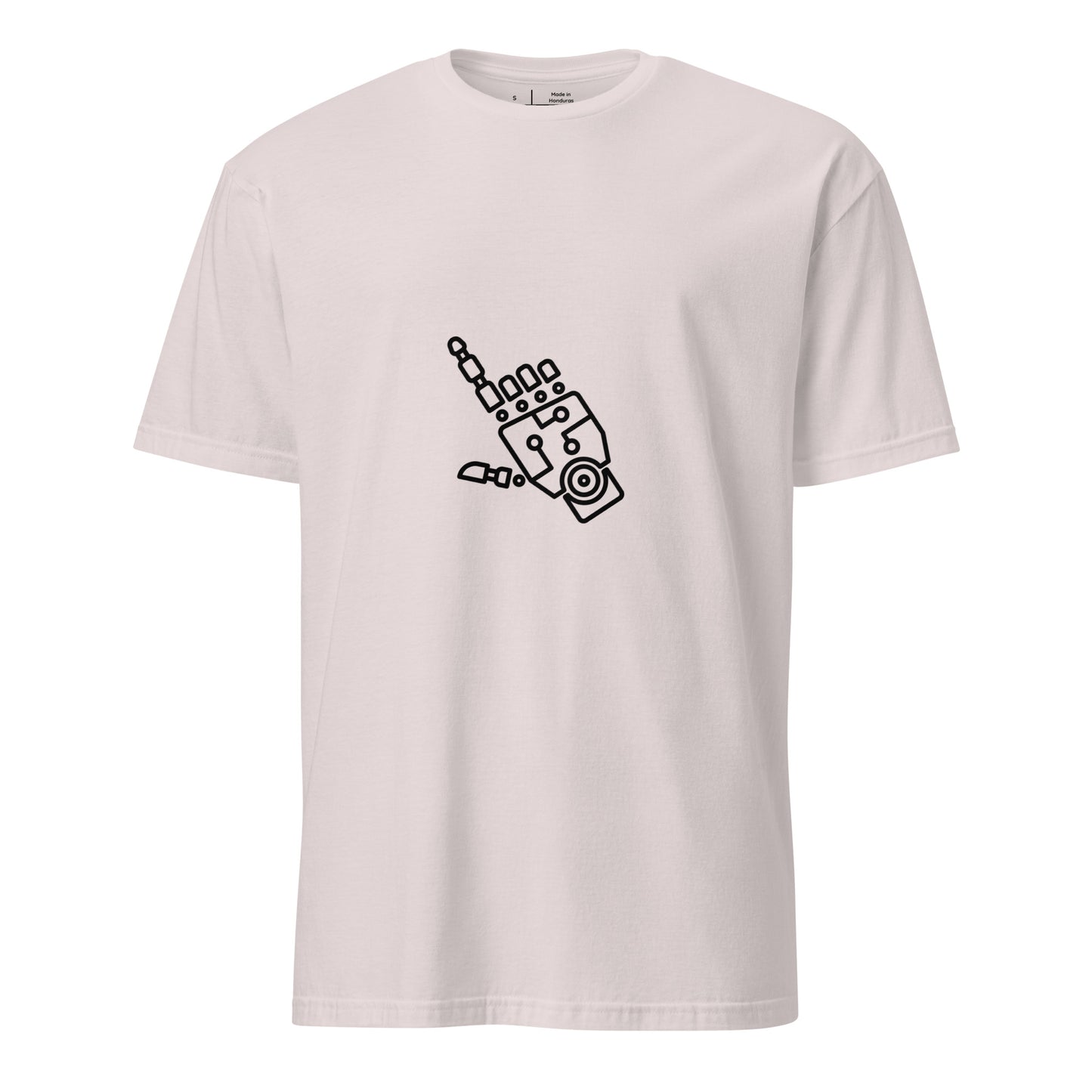 The Hand Of Bot - Digital Gesture - Short-Sleeve Unisex T-Shirt - Graphic Tee - Ice Grey - Front