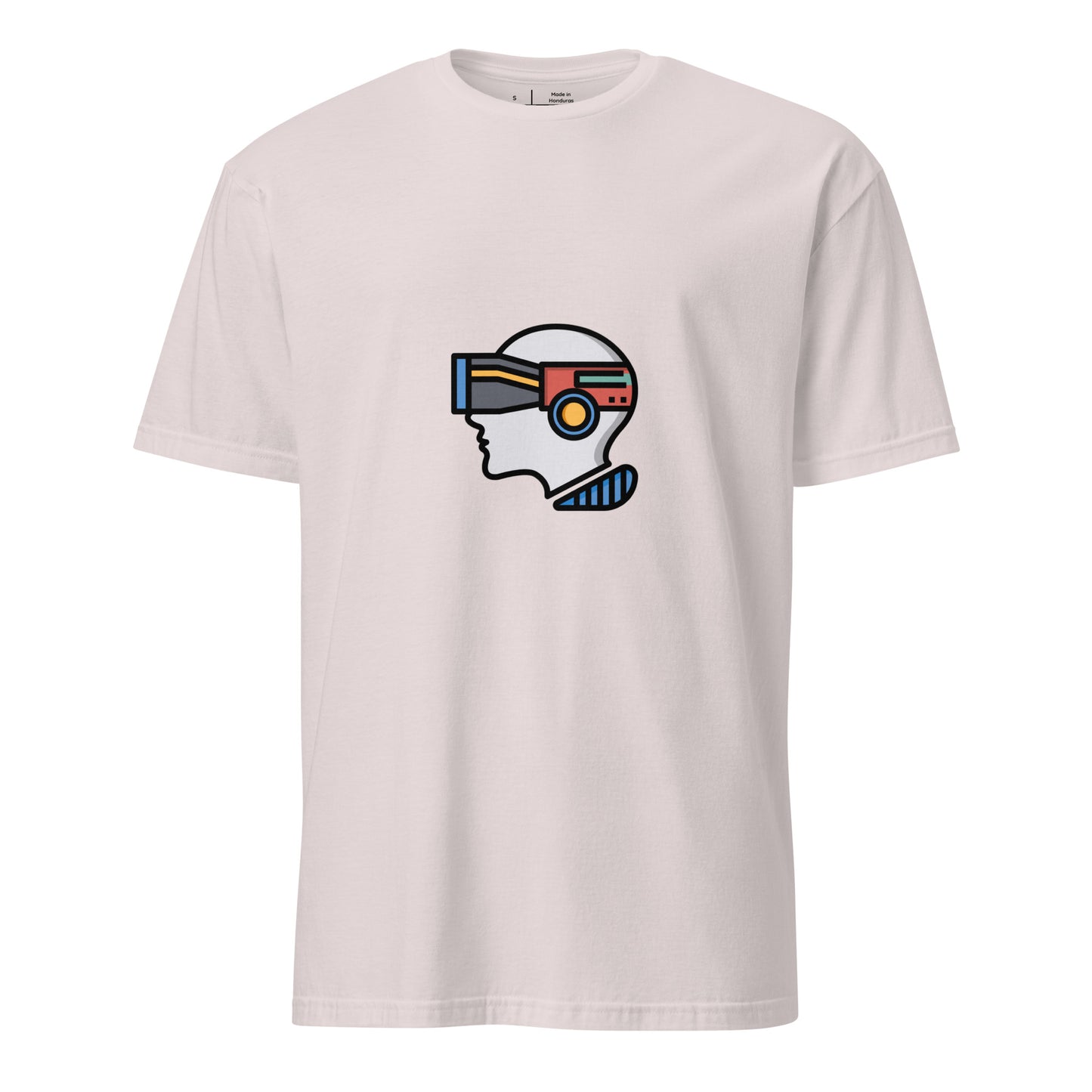 Virtual - Plug Into Another World - Short-Sleeve Unisex T-Shirt - Graphic Tee - Ice Grey - Front