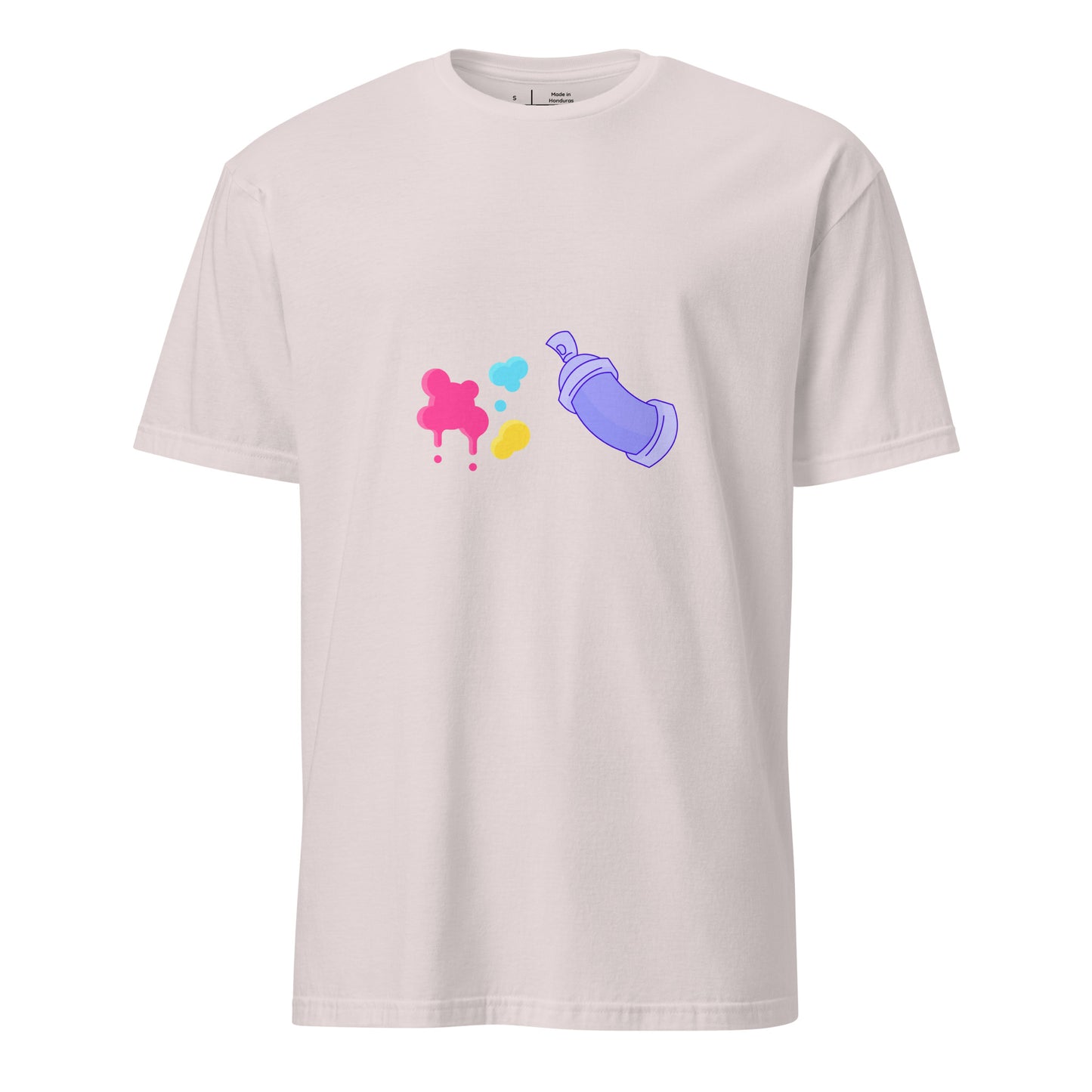 Spray Can - Global Graffiti Tribute - Short-Sleeve Unisex T-Shirt - Graphic Tee - Ice Grey - Front