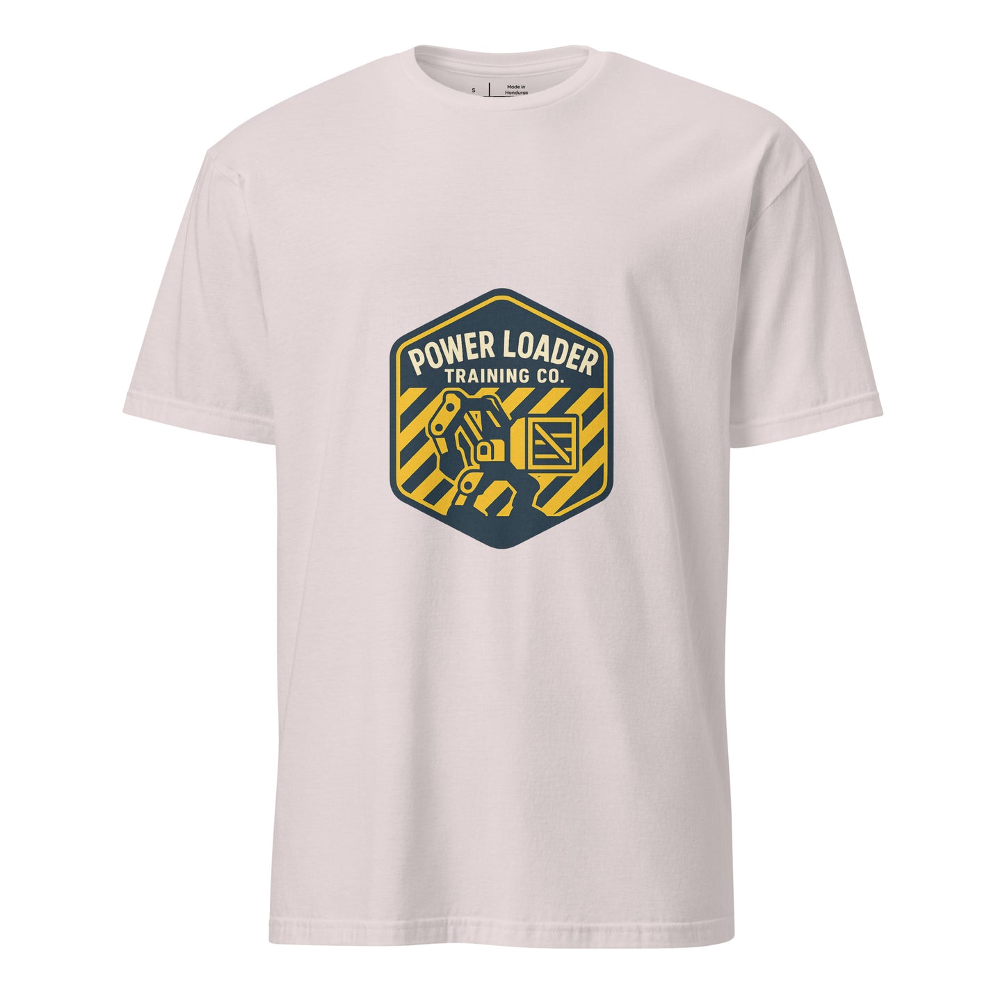 Power Loading.co - Sci-fi Nostalgia - Short-Sleeve Unisex T-Shirt - Graphic Tee - Ice Grey - Front