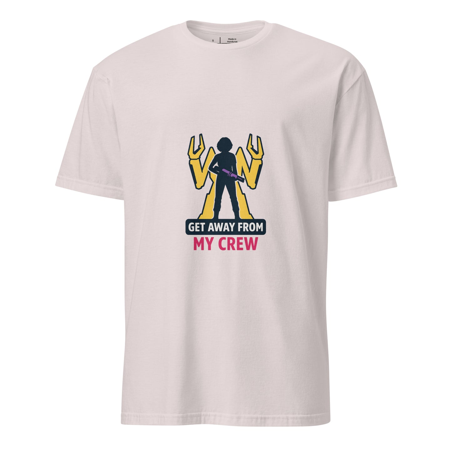 Get Away From My Crew — Ripley’s Fierce Protector - Short-Sleeve Unisex T-Shirt - Graphic Tee - Ice Grey - Front