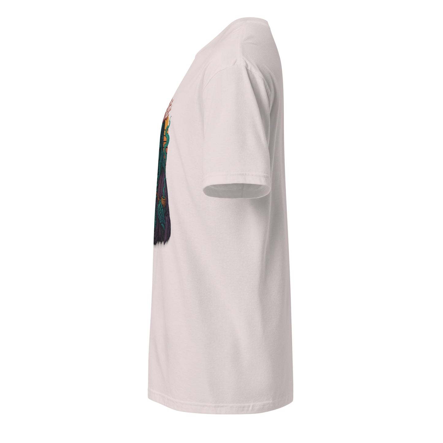 Peaceful Ancient - Timeless Calm - Short-Sleeve Unisex T-Shirt - Graphic Tee - Ice Grey - Left side