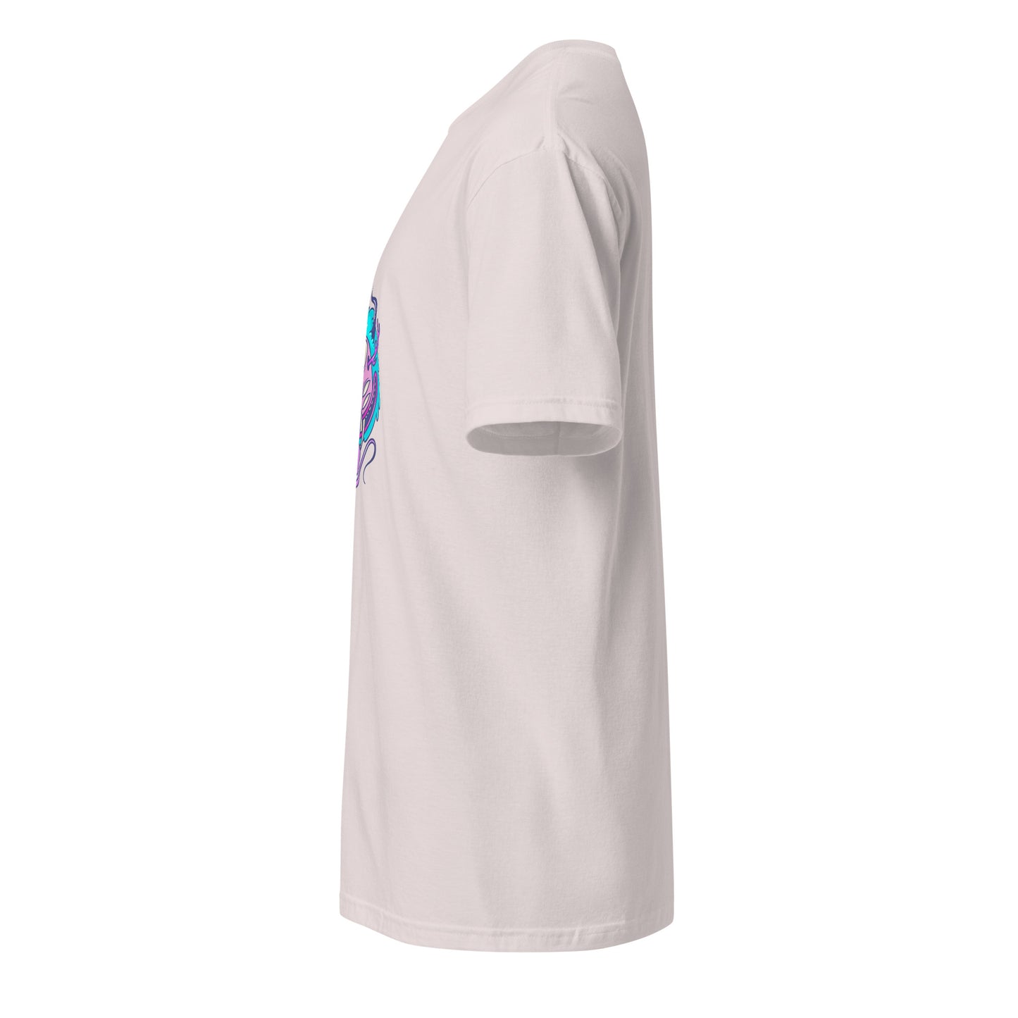 Monsta 2 - Urban Monsta Collection - Short-Sleeve Unisex T-Shirt - Graphic Tee - Ice Grey - Left side
