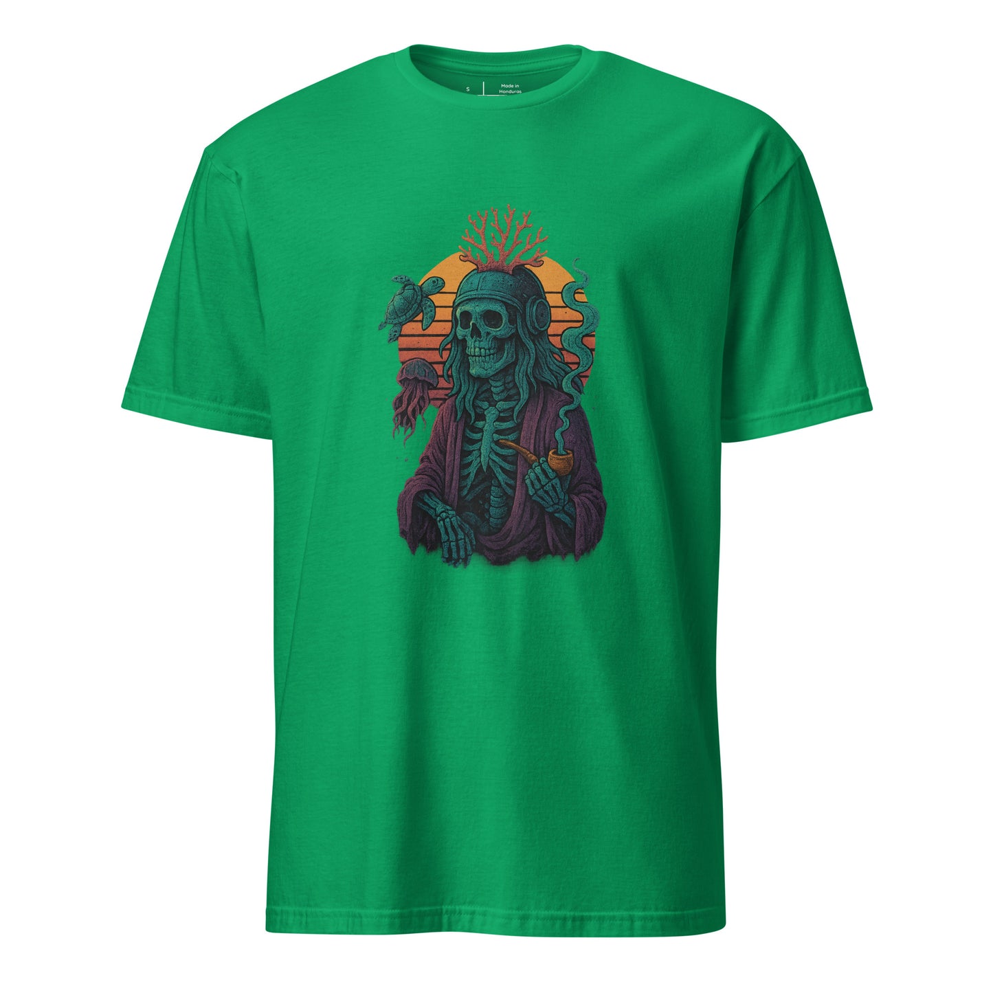 Peaceful Ancient - Timeless Calm - Short-Sleeve Unisex T-Shirt - Graphic Tee - Irish Green - Front