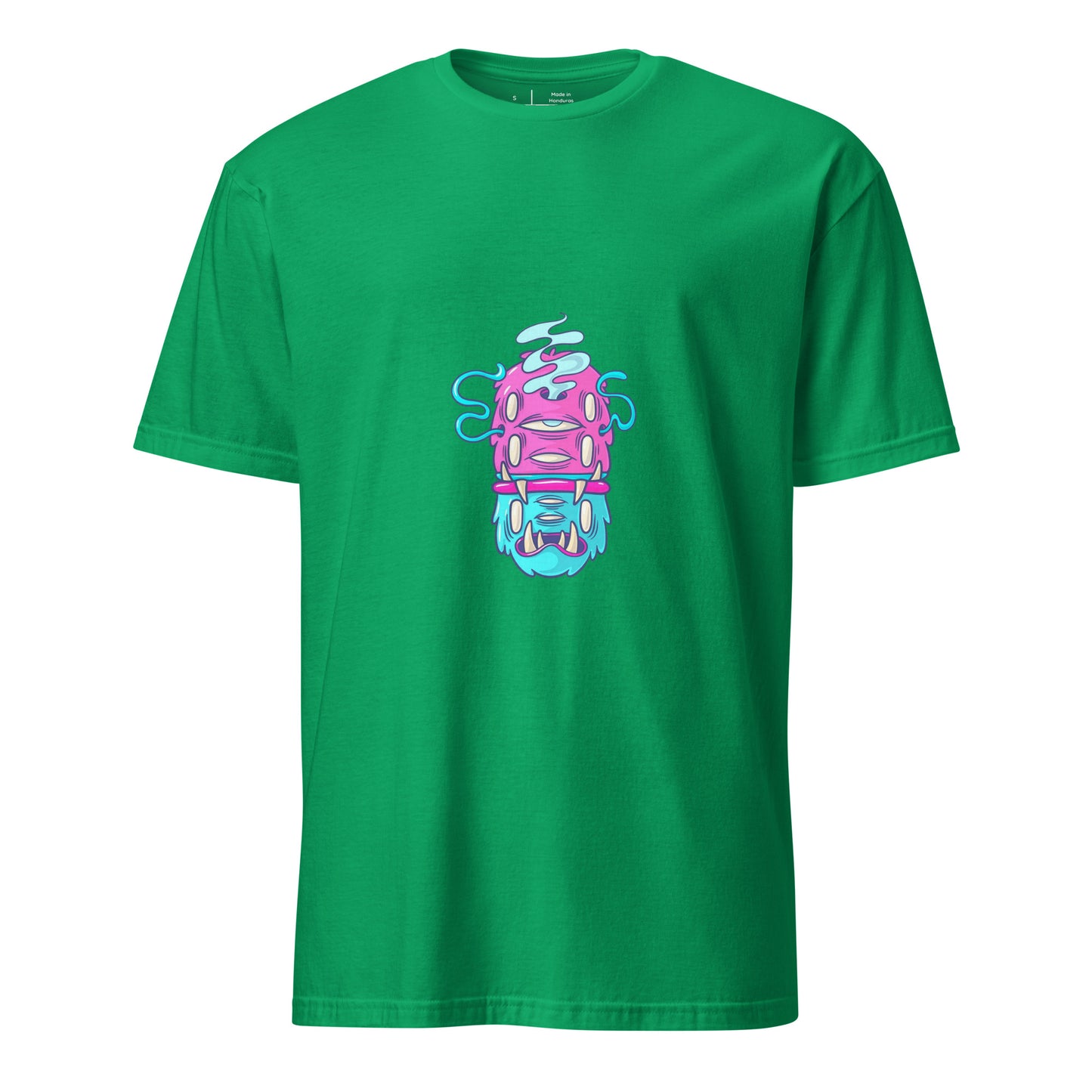 Monsta 6 - Monsta Collection - Short-Sleeve Unisex T-Shirt - Graphic Tee - Irish Green - Front