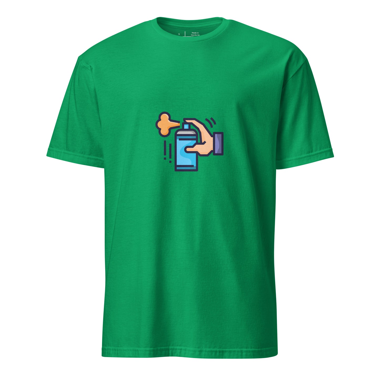 Tag Can - Graffiti Hand Style Tribute - Short-Sleeve Unisex T-Shirt - Graphic Tee - Irish Green - Front