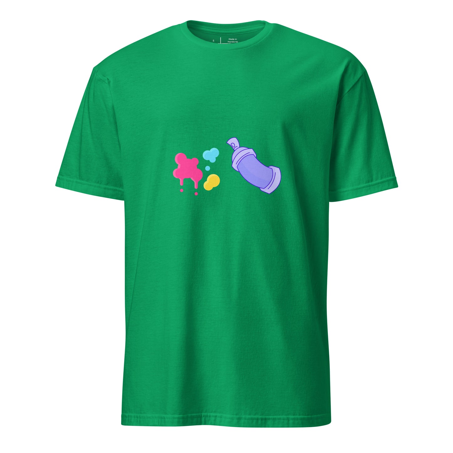 Spray Can - Global Graffiti Tribute - Short-Sleeve Unisex T-Shirt - Graphic Tee - Irish Green - Front