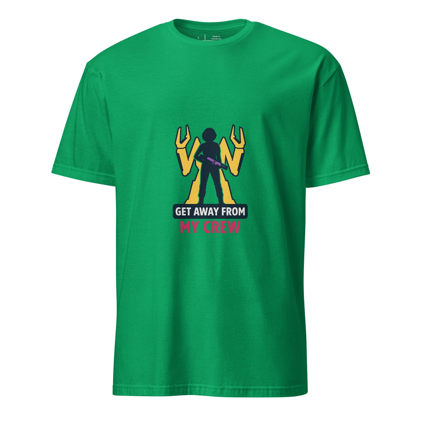 Get Away From My Crew — Ripley’s Fierce Protector - Short-Sleeve Unisex T-Shirt - Graphic Tee - Irish Green - Front