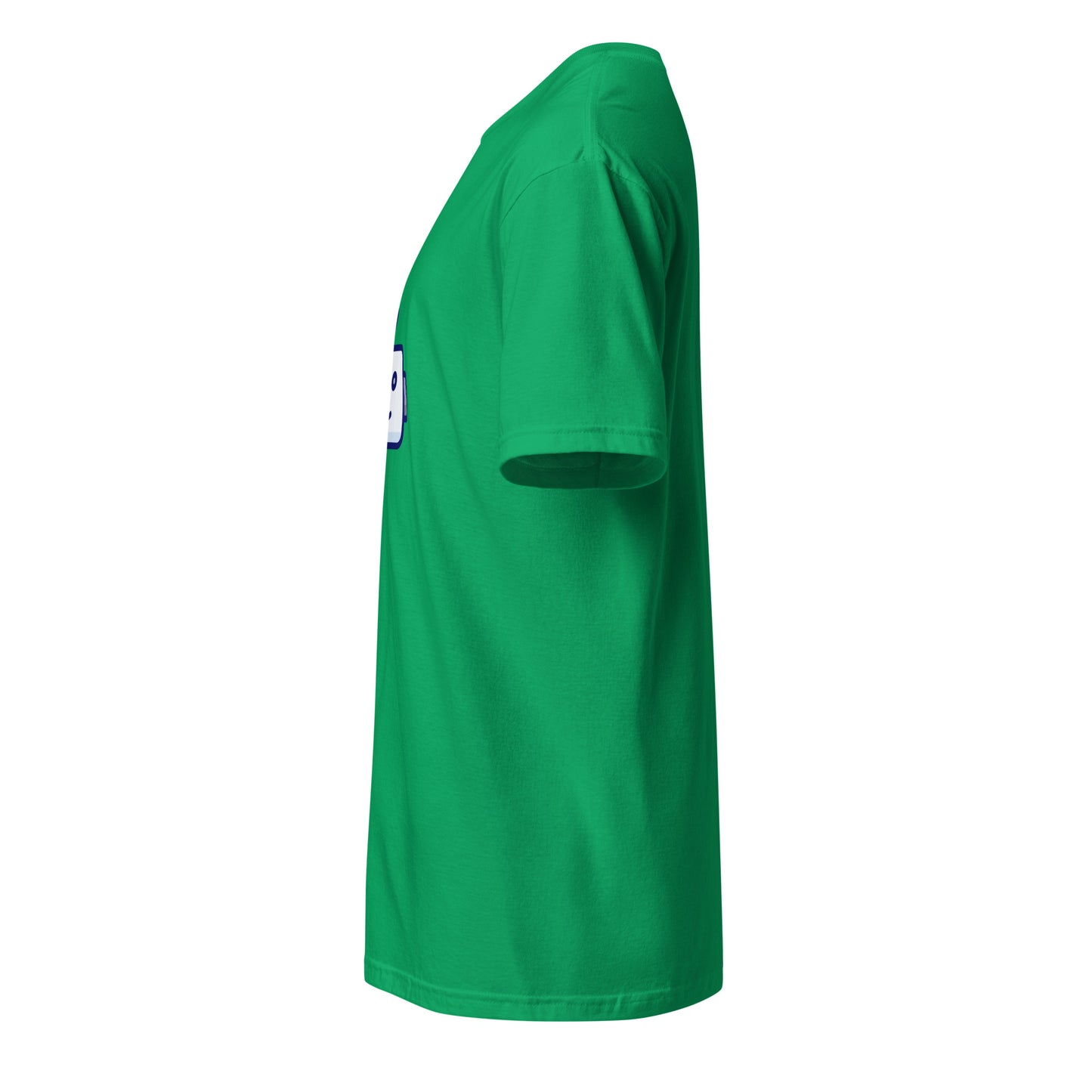 Robot - Retro Head Edition - Short-Sleeve Unisex T-Shirt - Graphic Tee - Irish Green - Left side