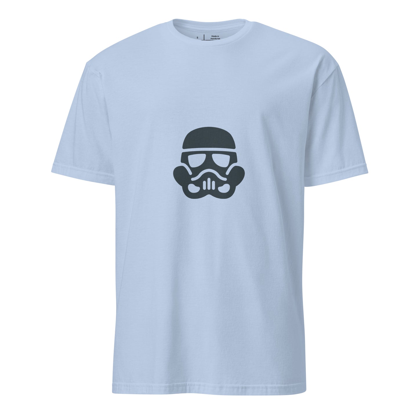 Trooper - Minimalist Galactic Grunt - Short-Sleeve Unisex T-Shirt - Graphic Tee - Light Blue - Front