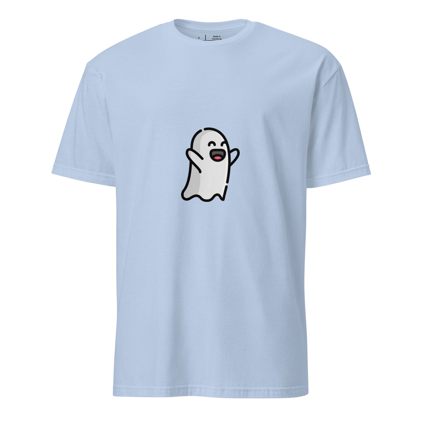 Spooky 2 - The Friendly Floater - Short-Sleeve Unisex T-Shirt - Graphic Tee - Light Blue - Front