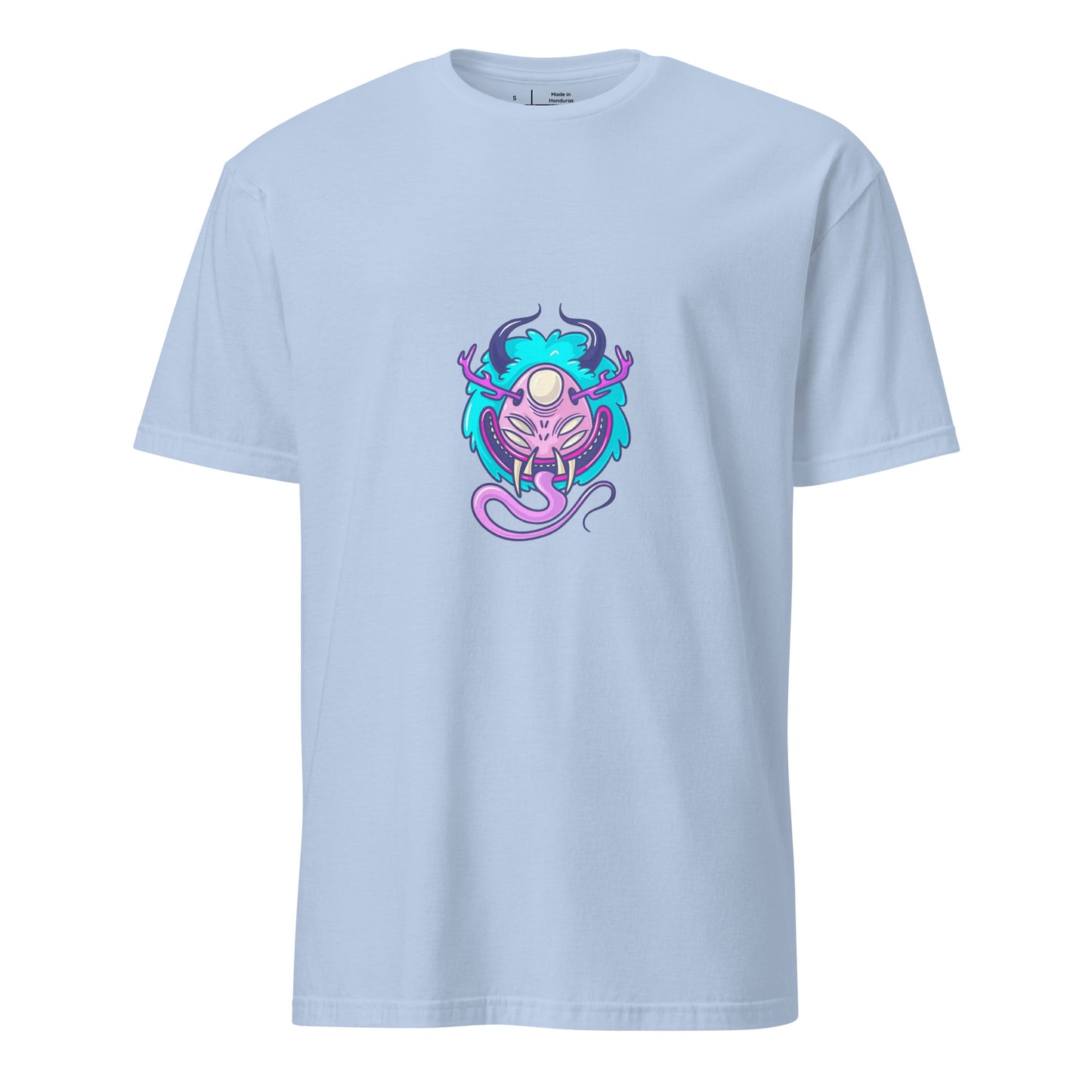 Monsta 2 - Urban Monsta Collection - Short-Sleeve Unisex T-Shirt - Graphic Tee - Light Blue - Front
