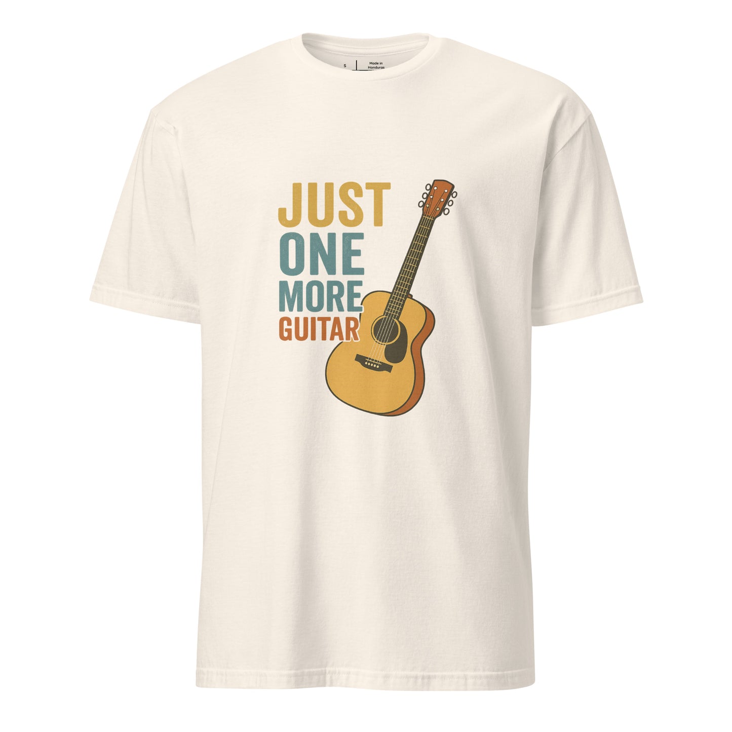 One More - Guitarist - Short-Sleeve Unisex T-Shirt - Graphic Tee - Natural - Front