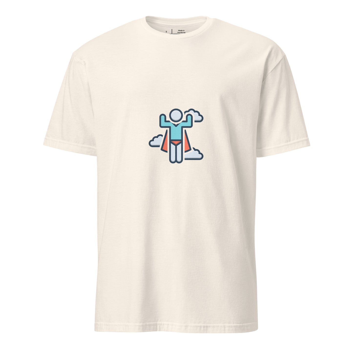 Hero - Up, Up And Away! - Short-Sleeve Unisex T-Shirt - Graphic Tee - Natural - Front