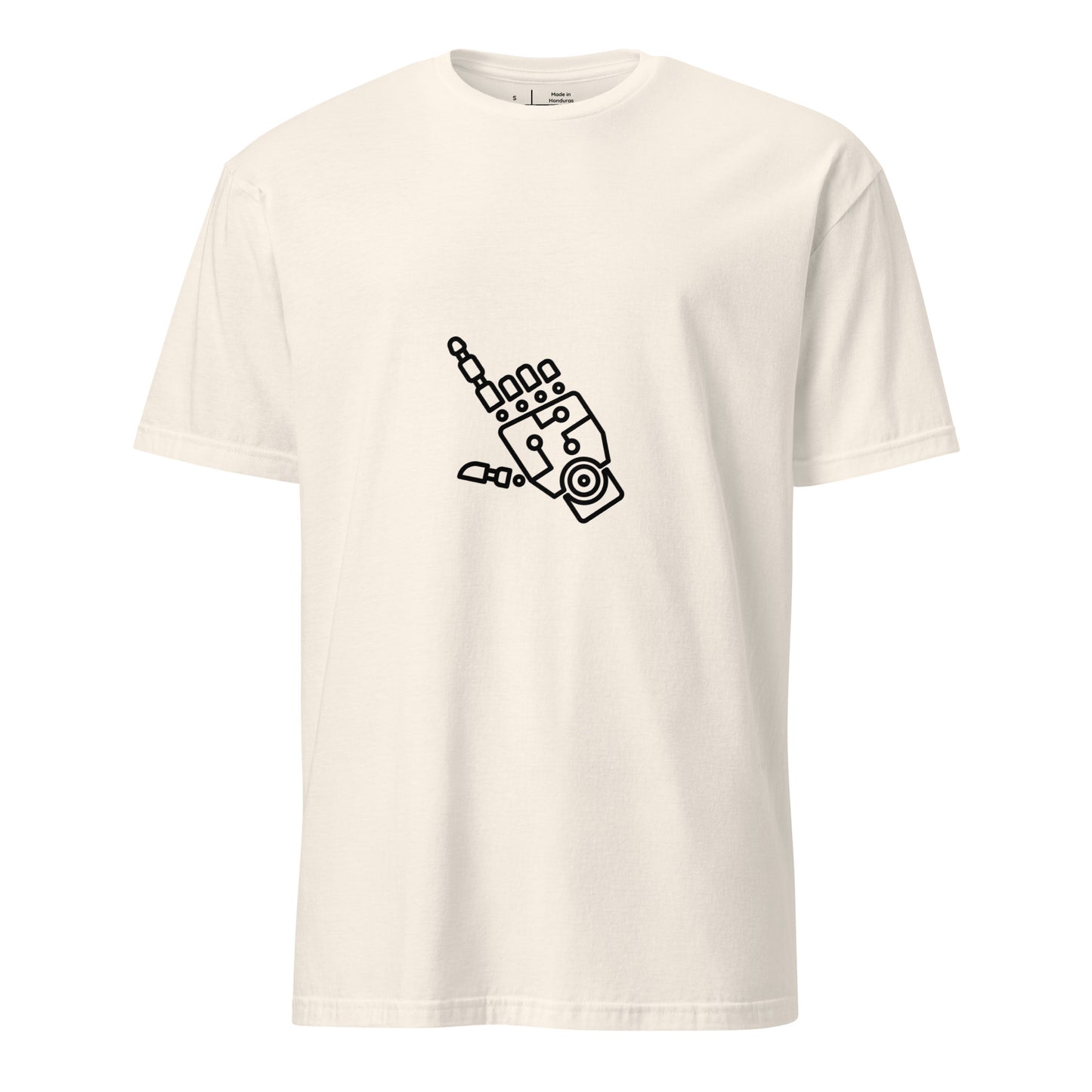 The Hand Of Bot - Digital Gesture - Short-Sleeve Unisex T-Shirt - Graphic Tee - Natural - Front