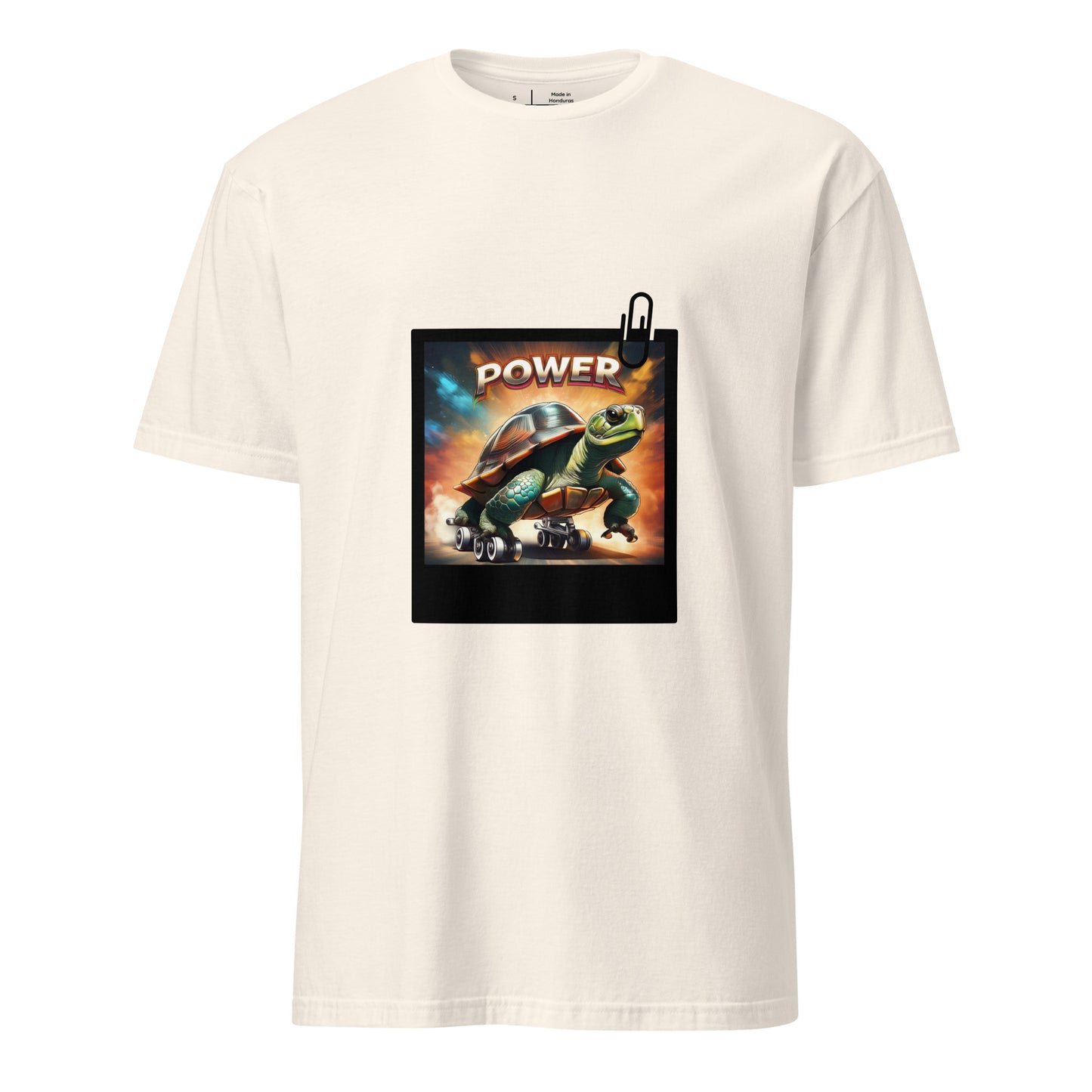 Turtle Power - Speed Meets Style - Short-Sleeve Unisex T-Shirt - Graphic Tee - Natural - Front