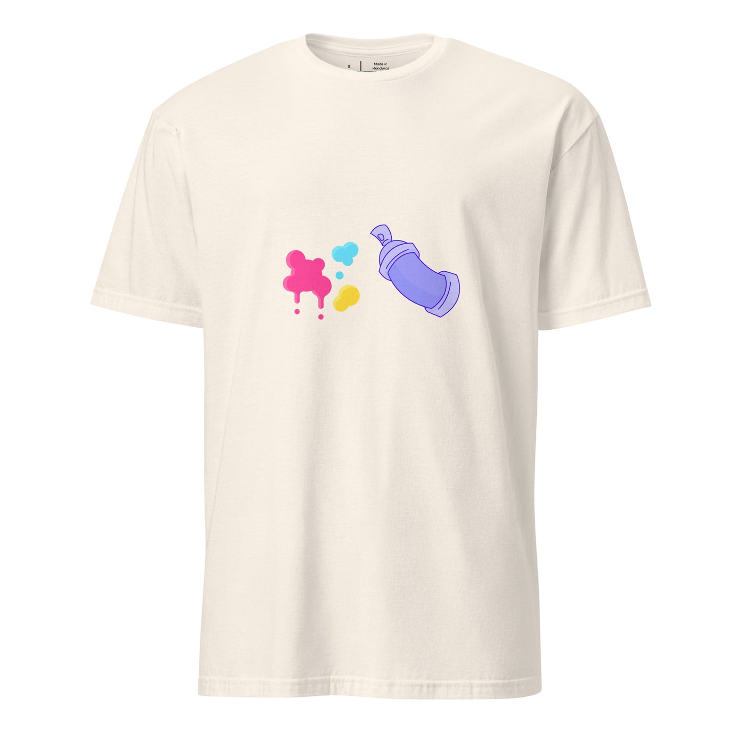 Spray Can - Global Graffiti Tribute - Short-Sleeve Unisex T-Shirt - Graphic Tee - Natural - Front