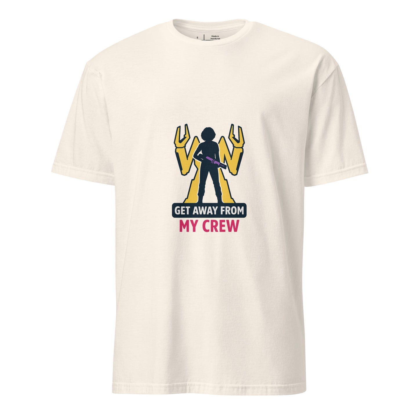 Get Away From My Crew — Ripley’s Fierce Protector - Short-Sleeve Unisex T-Shirt - Graphic Tee - Natural - Front