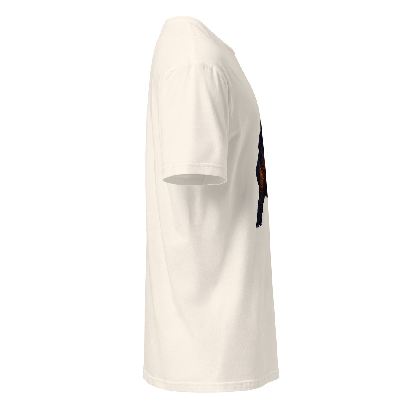 Mecha Gorilla – Cybernetic Beast Unleashed - Short-Sleeve Unisex T-Shirt - Graphic Tee - Natural - Right side