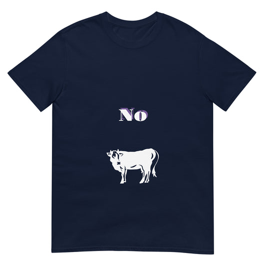 No Bull - Bold (and cheeky) Statement - Short-Sleeve Unisex T-Shirt - Graphic Tee - Navy - Front
