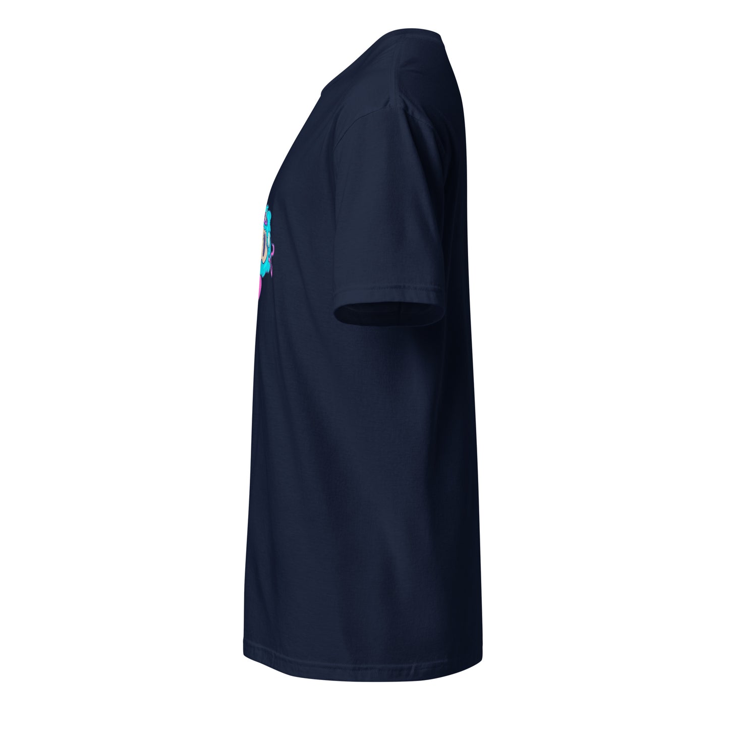 Monsta 1 - Monsta Collection - Short-Sleeve Unisex T-Shirt - Graphic Tee - Navy - Left side