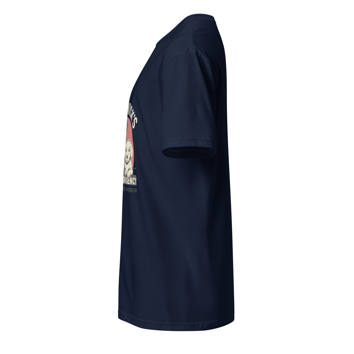John Wick – Puppy Protection Agency - Film Fan - Short-Sleeve Unisex T-Shirt - Graphic Tee - Navy - Left side